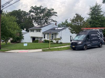 Solar Panel Installation with Exterior Service Change