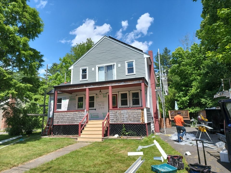 Siding Installation using James Hardie by UBrothers Construction