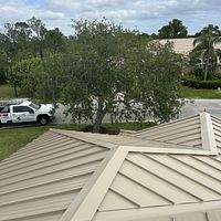 24ga 1.5" Mechanical Seam Sierra Tan by Total Roofing System The Metal Roof Experts