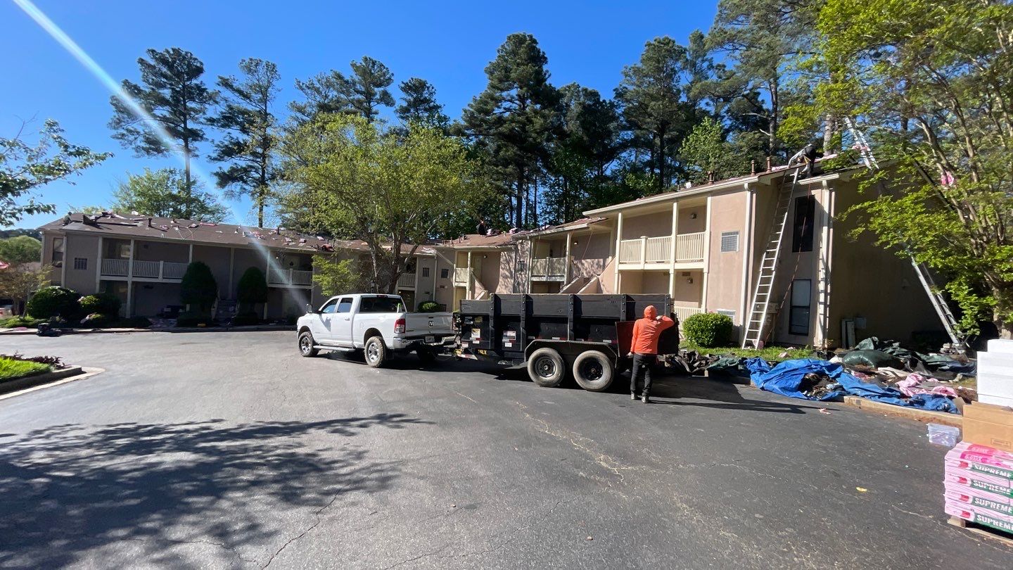 Commercial Roofing Installation using Owens Corning Autumn Brown by Inspector Roofing and Restoration