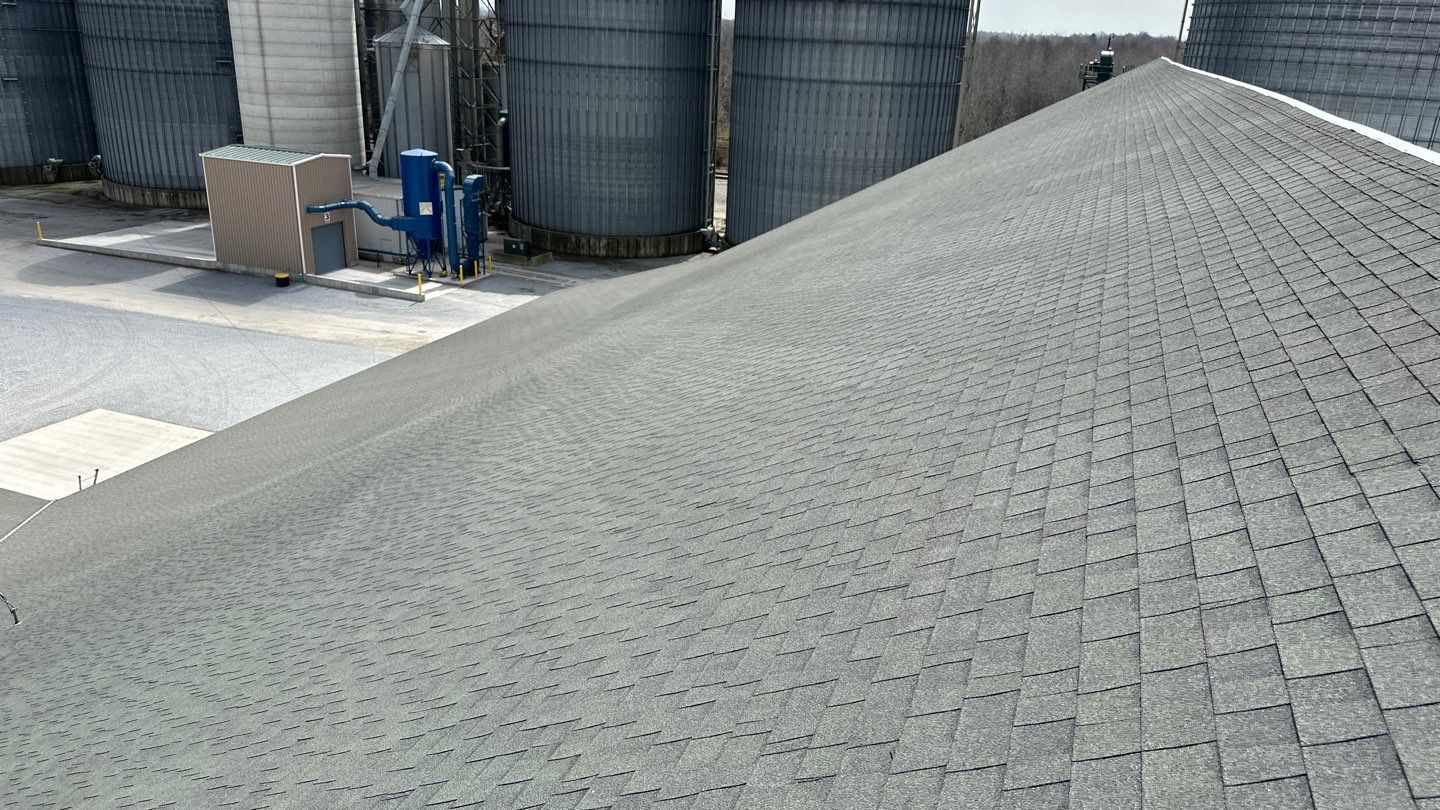 Commercial Roofing Installation using Timberline HDZ Shingles - Hunter Green by RoofX 