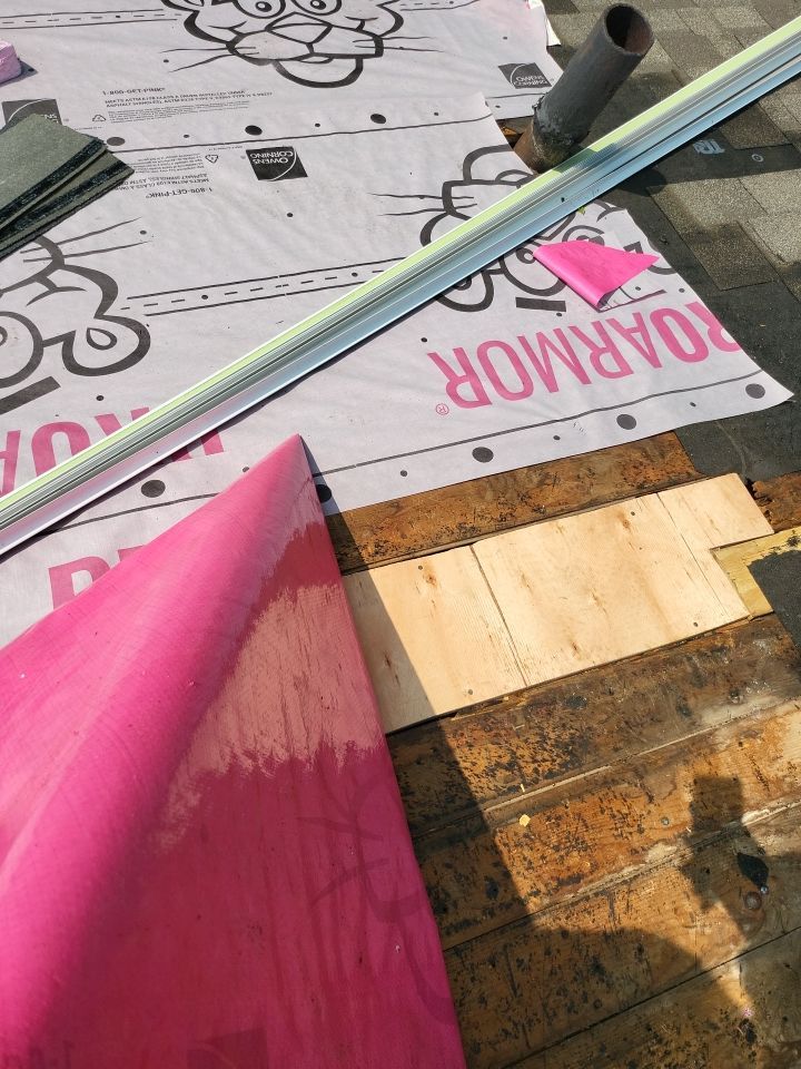 Residential Roofing Installation using Owens Corning Duration Driftwood by A Plus Exterior