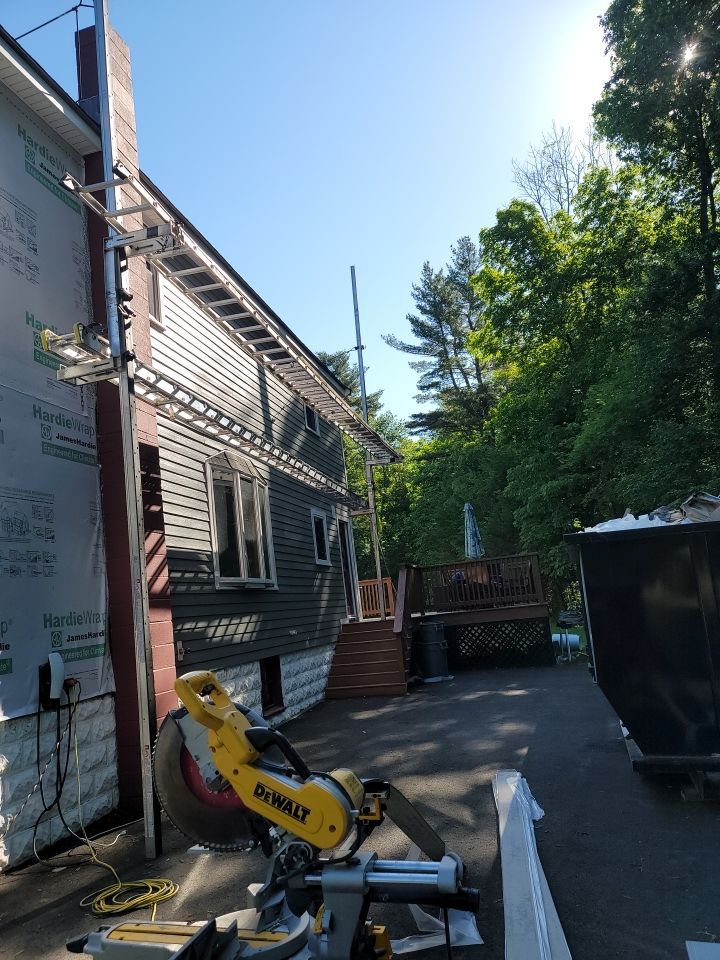 Siding Installation using James Hardie by UBrothers Construction