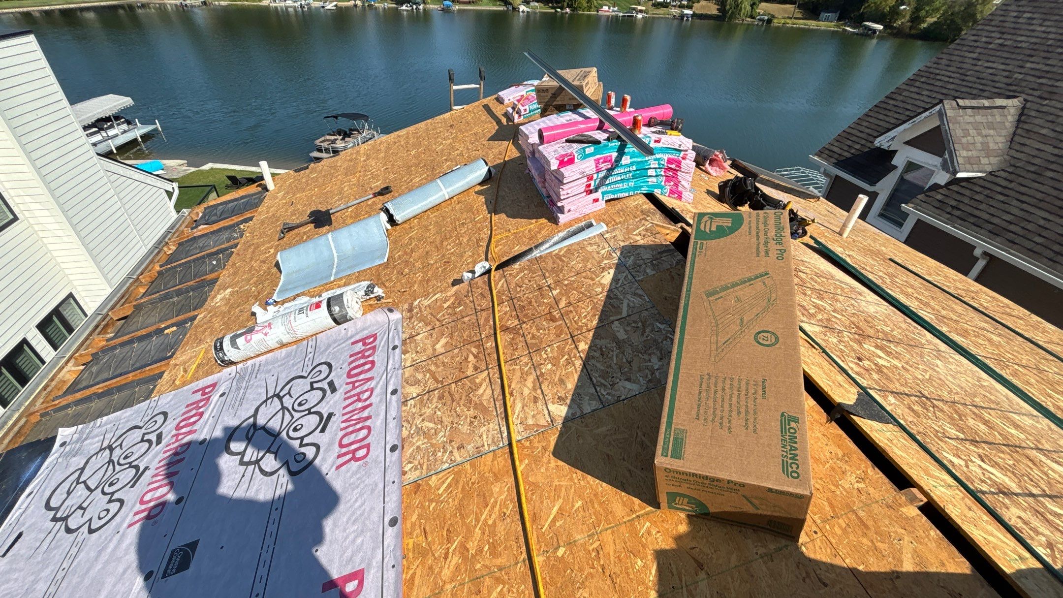 Roof Replacement using Owens Corning Onyx Black by 180 Contractors