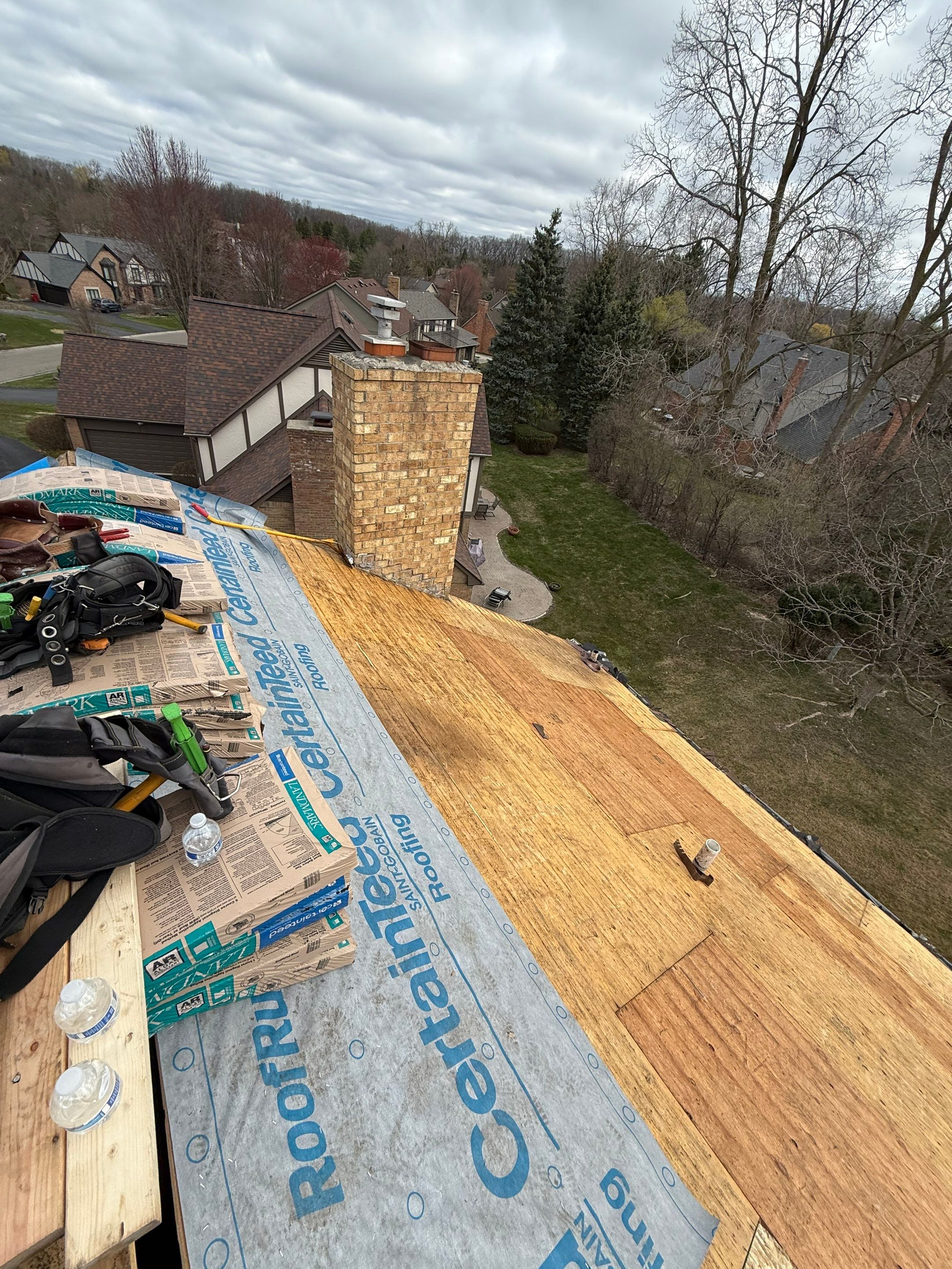 Project in West Bloomfield Township by Eave Roofing