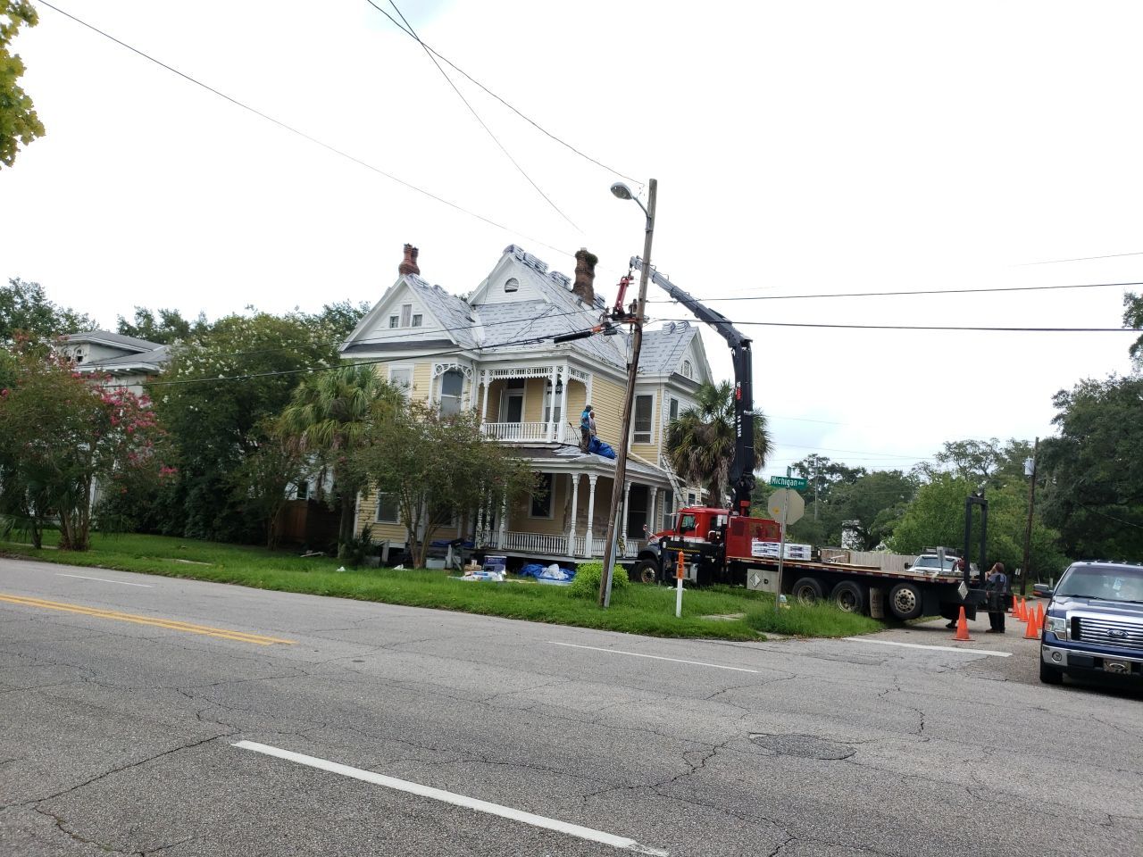 Residential Roofing Installation using Roof Replacement by American Roofing & Construction LLC