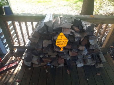 Firewood Delivery  using Seasoned Firewood