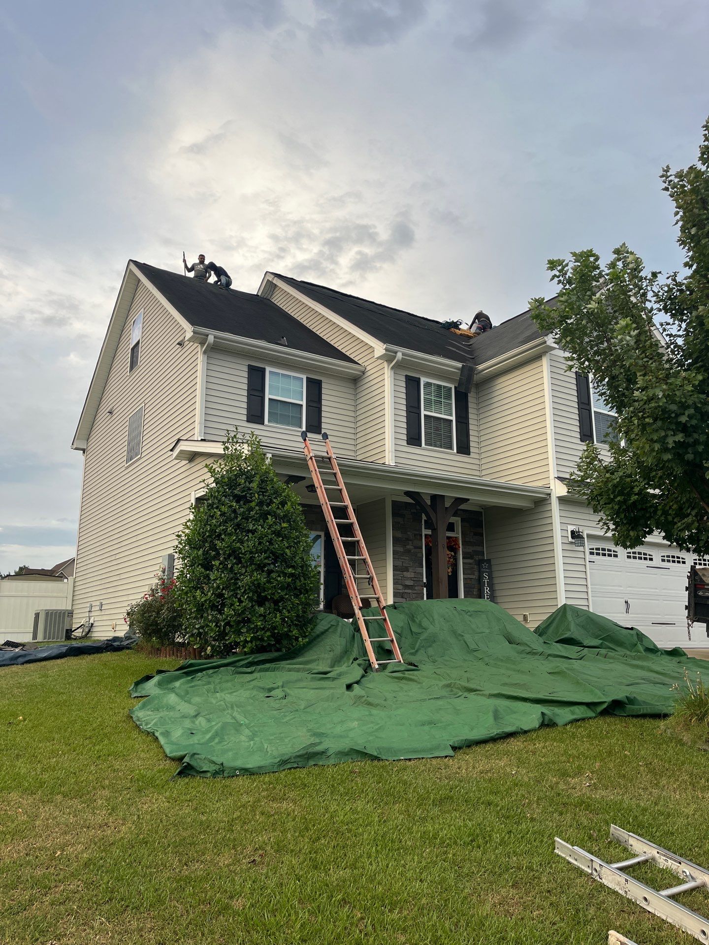 Residential Roofing Installation using Owens Corning by Karcher Roofing & Construction
