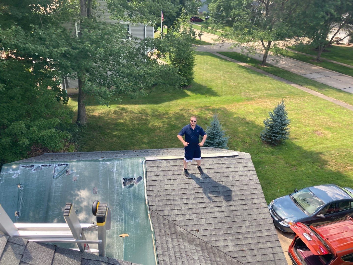Residential Roofing Installation using Owens Corning Duration, Black Sable by Absolute Roofing and Construction