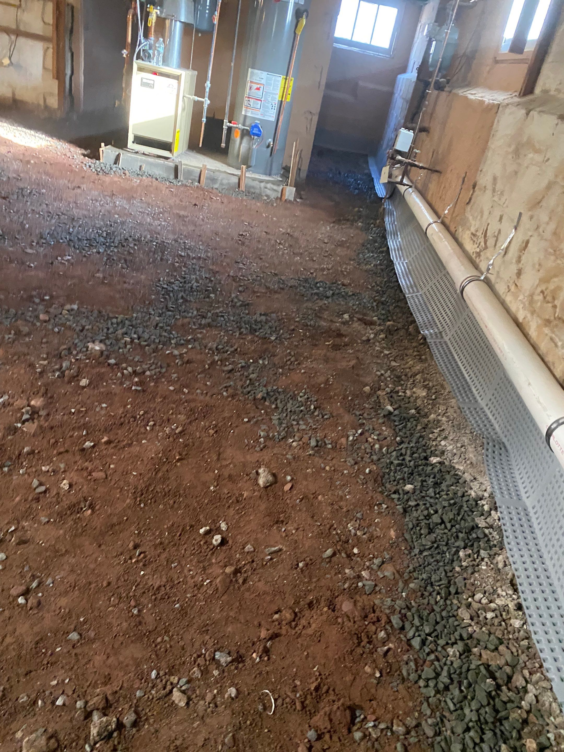 Interior French Drain, Lally Column Replacement & Concrete Floor Replacement in South Orange, NJ by Pure Service Pro, LLC