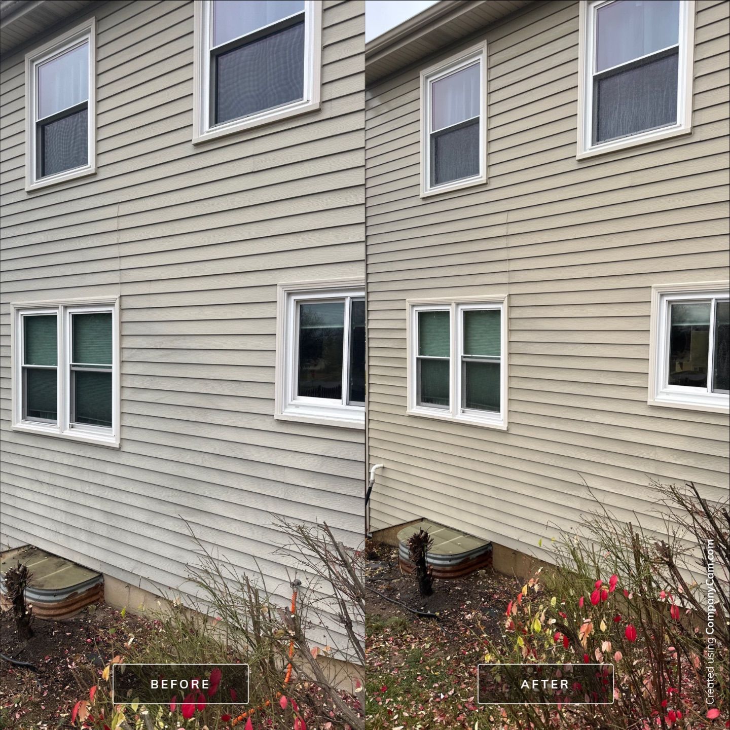 Project in Island Lake by Simmons Power & Soft Washing