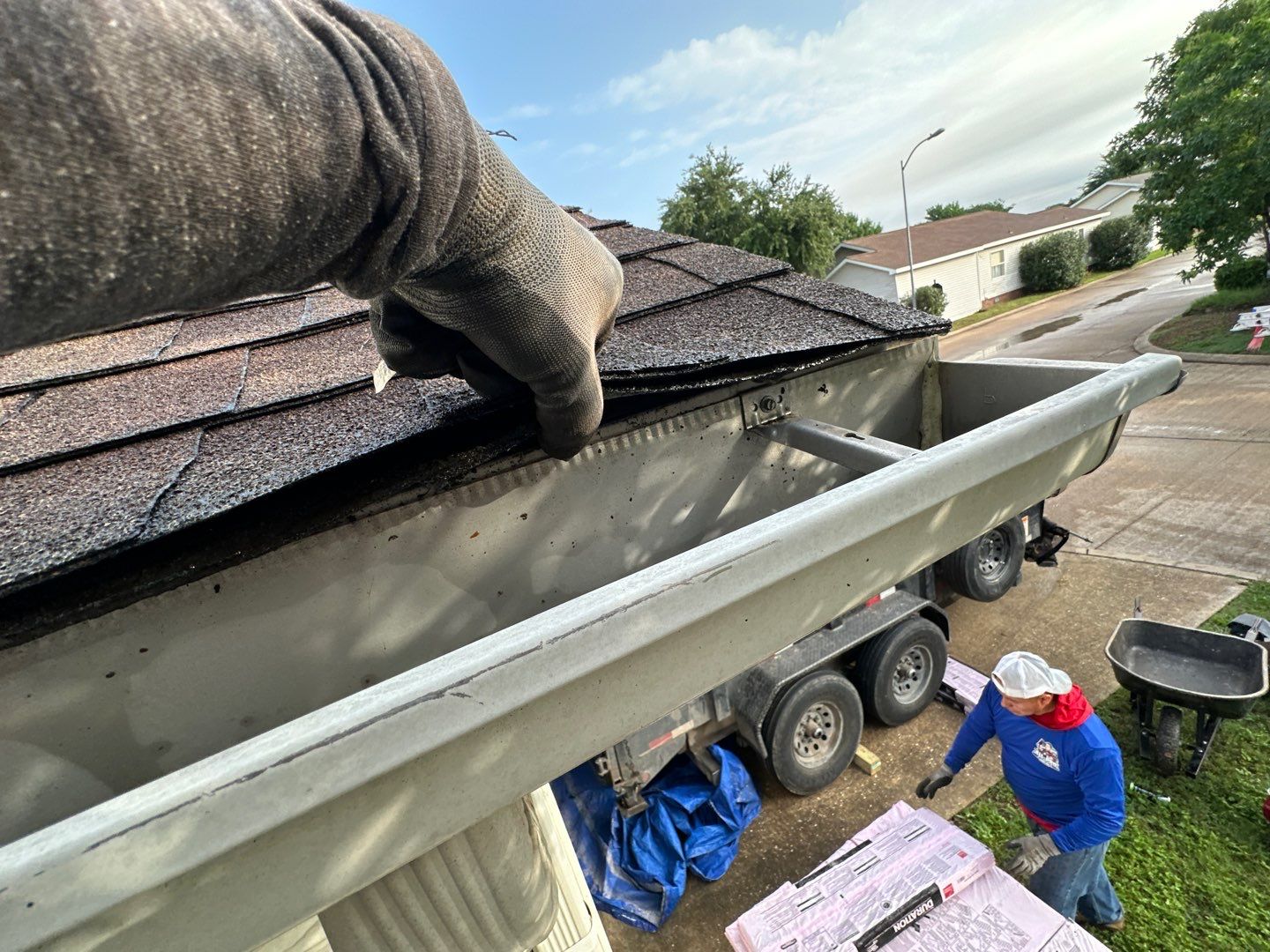 Residential Roofing Installation using Owen's Corning Duration (Lifetime) Shingles by Roof Repair Company