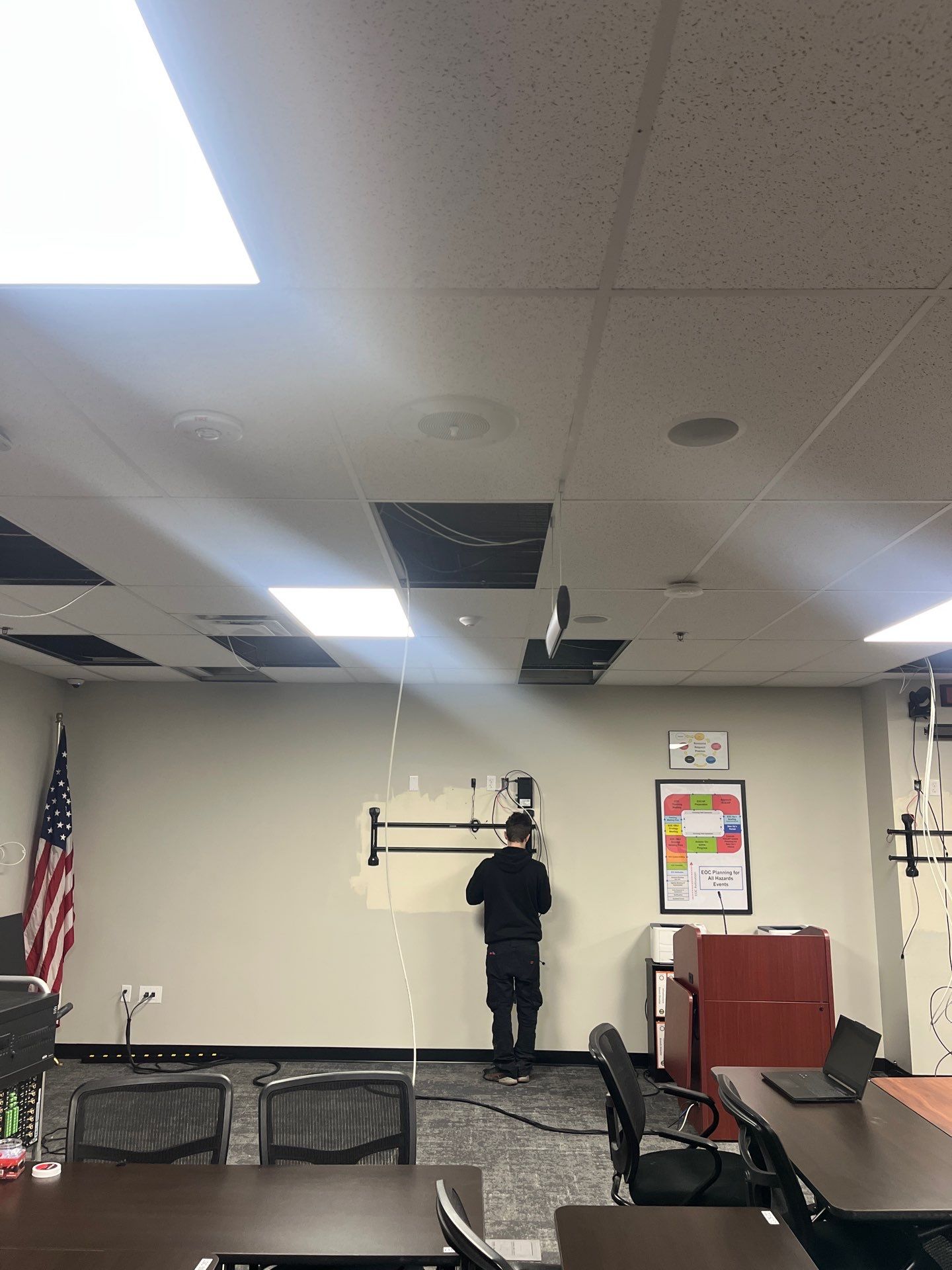 Advanced Commercial AV System Integration for Warren County EOC by Techkinect