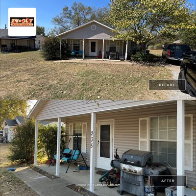 Replaced roofing system after last year's hailstorm.