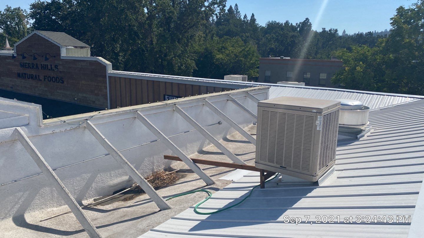 Foam Refurbish using Conklin Benchmark/PUMA XL coatings and spray foam by Straight Edge Roofing Inc