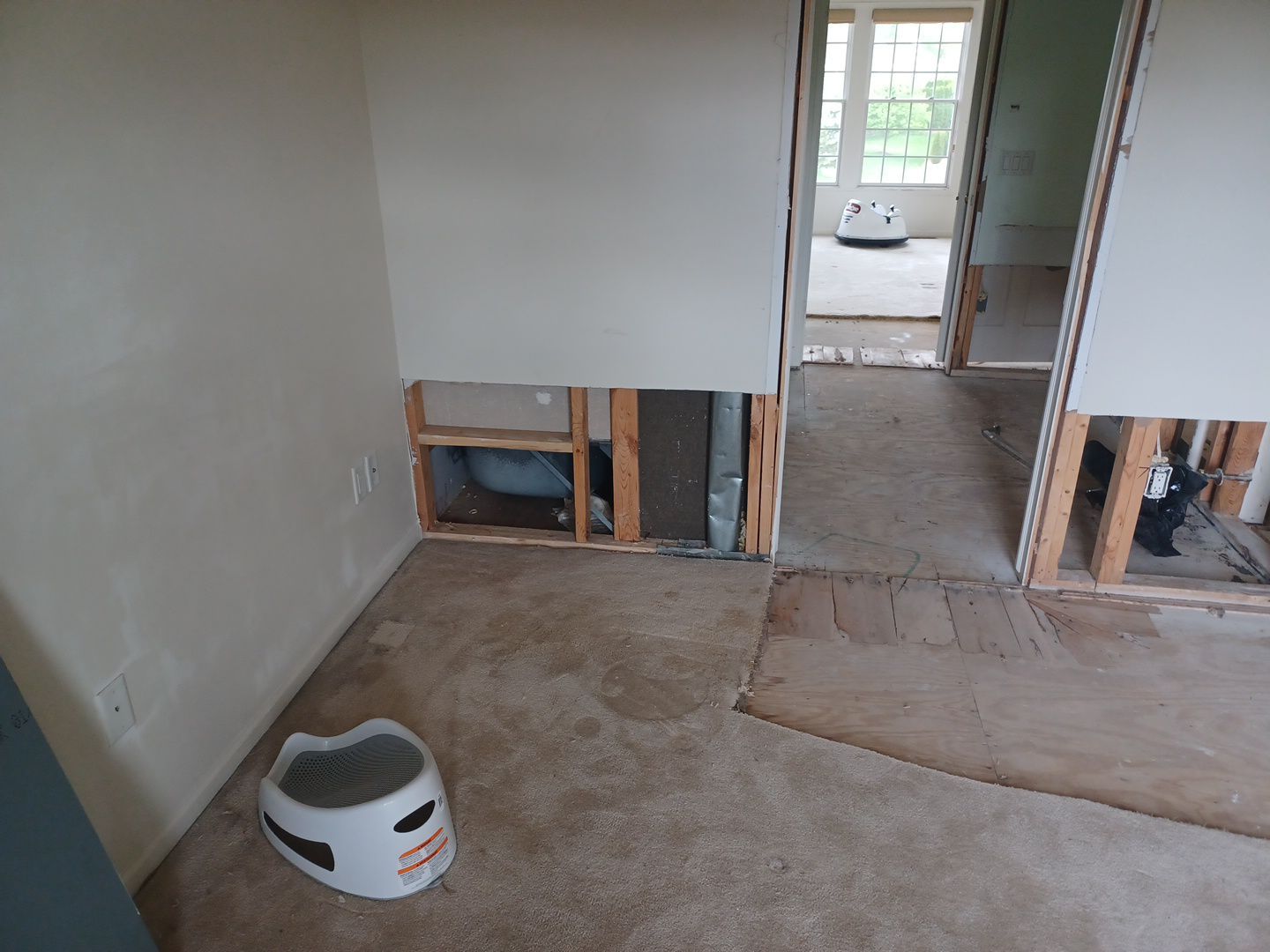 Project in West Bloomfield by EzDry Water Mitigation & Property Restoration