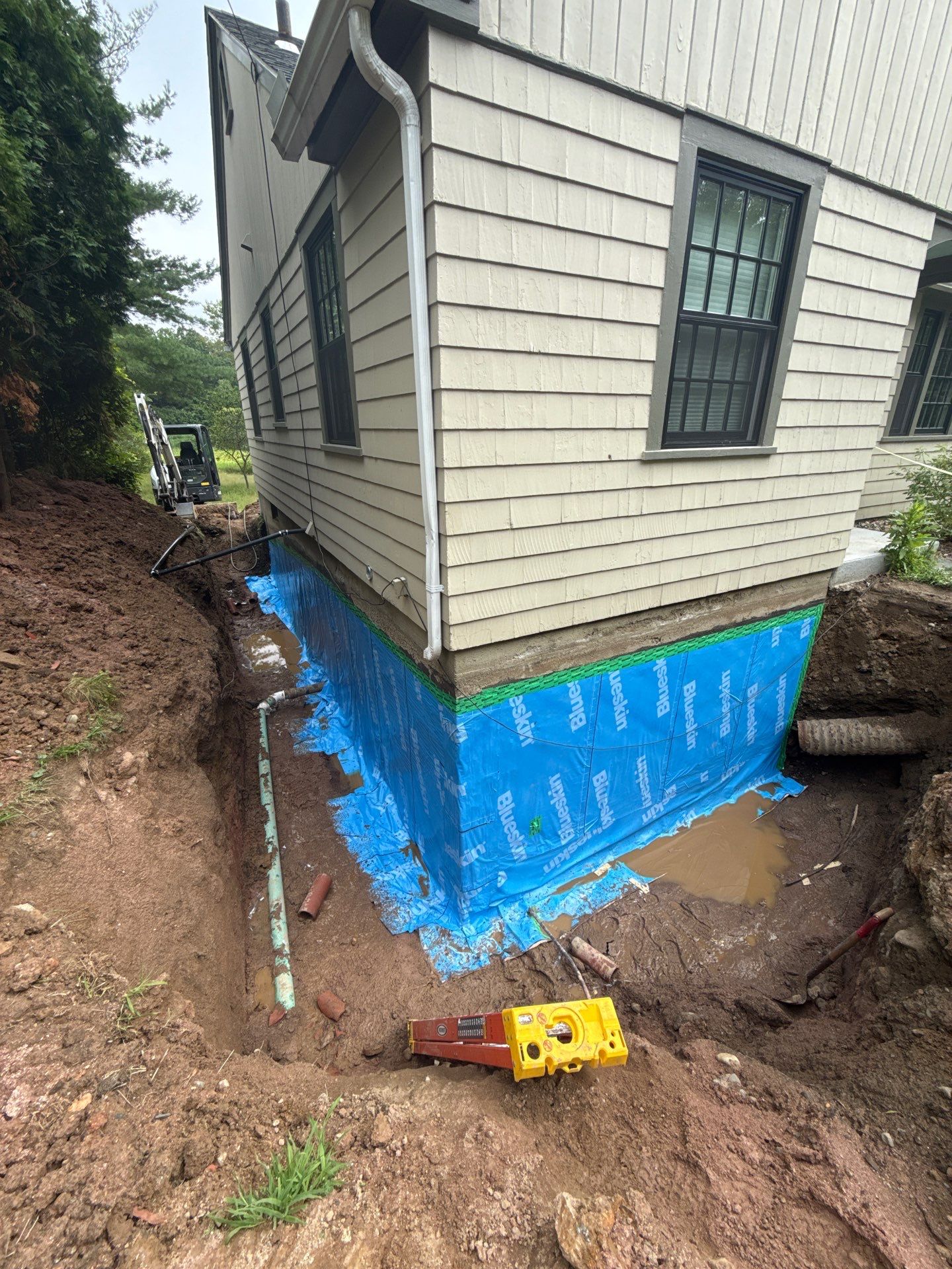 Basement Bathroom & Exterior Drainage by Chagnon Building & Remodeling LLC