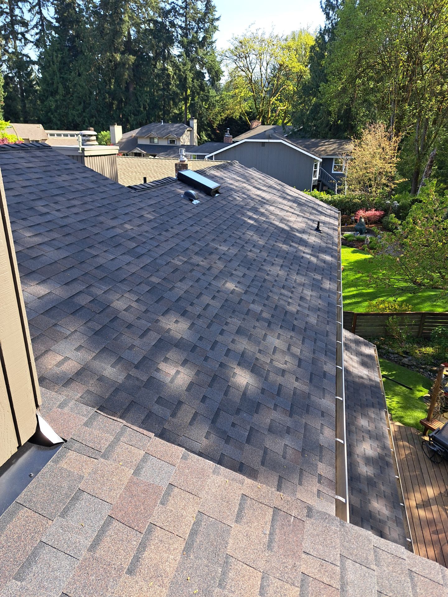 Bad EuroShield Install to Shingles in Issaquah by Roof Smart