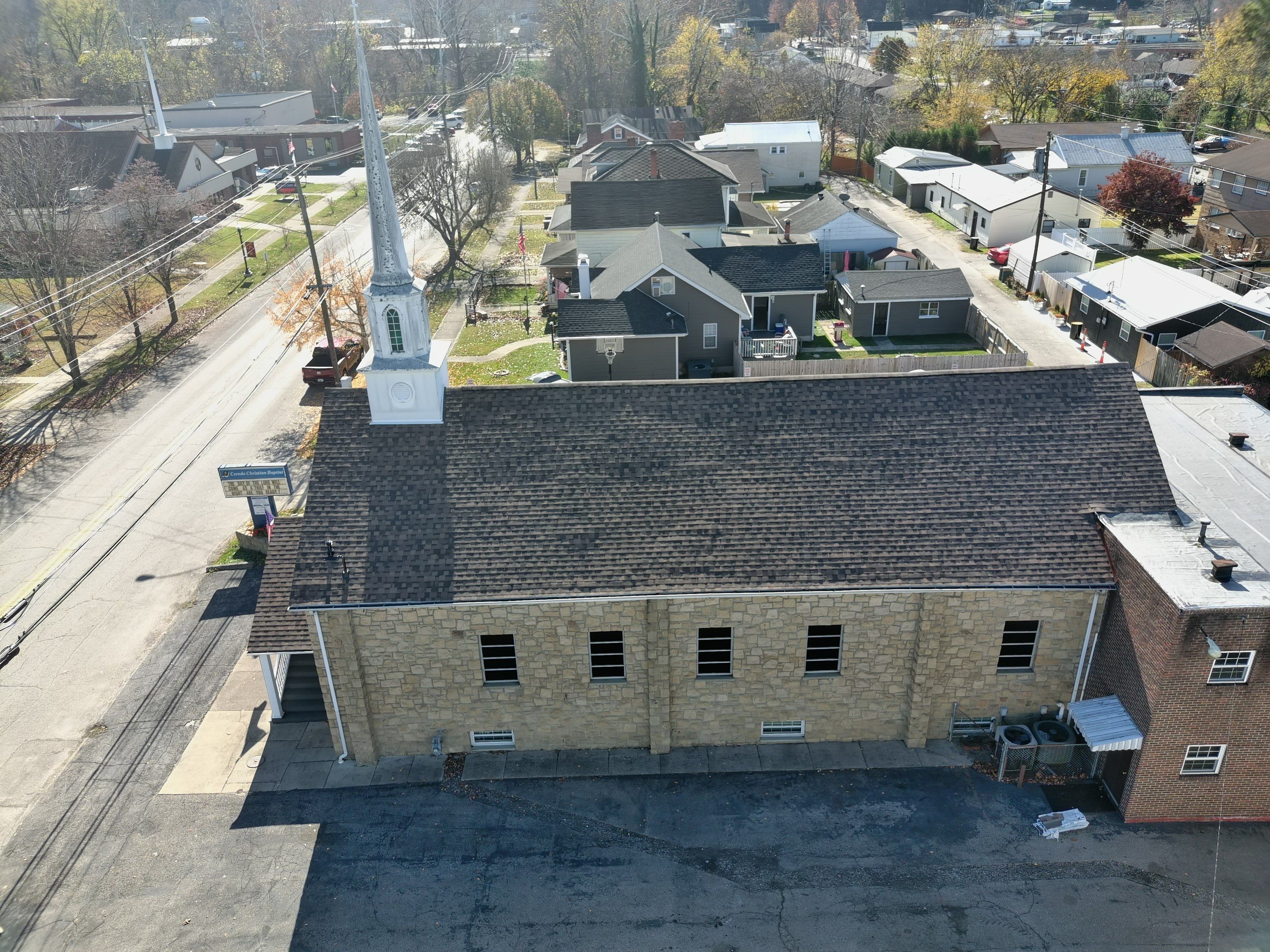 Commercial Roofing Installation using Performance Shingles by Mr. Roofer