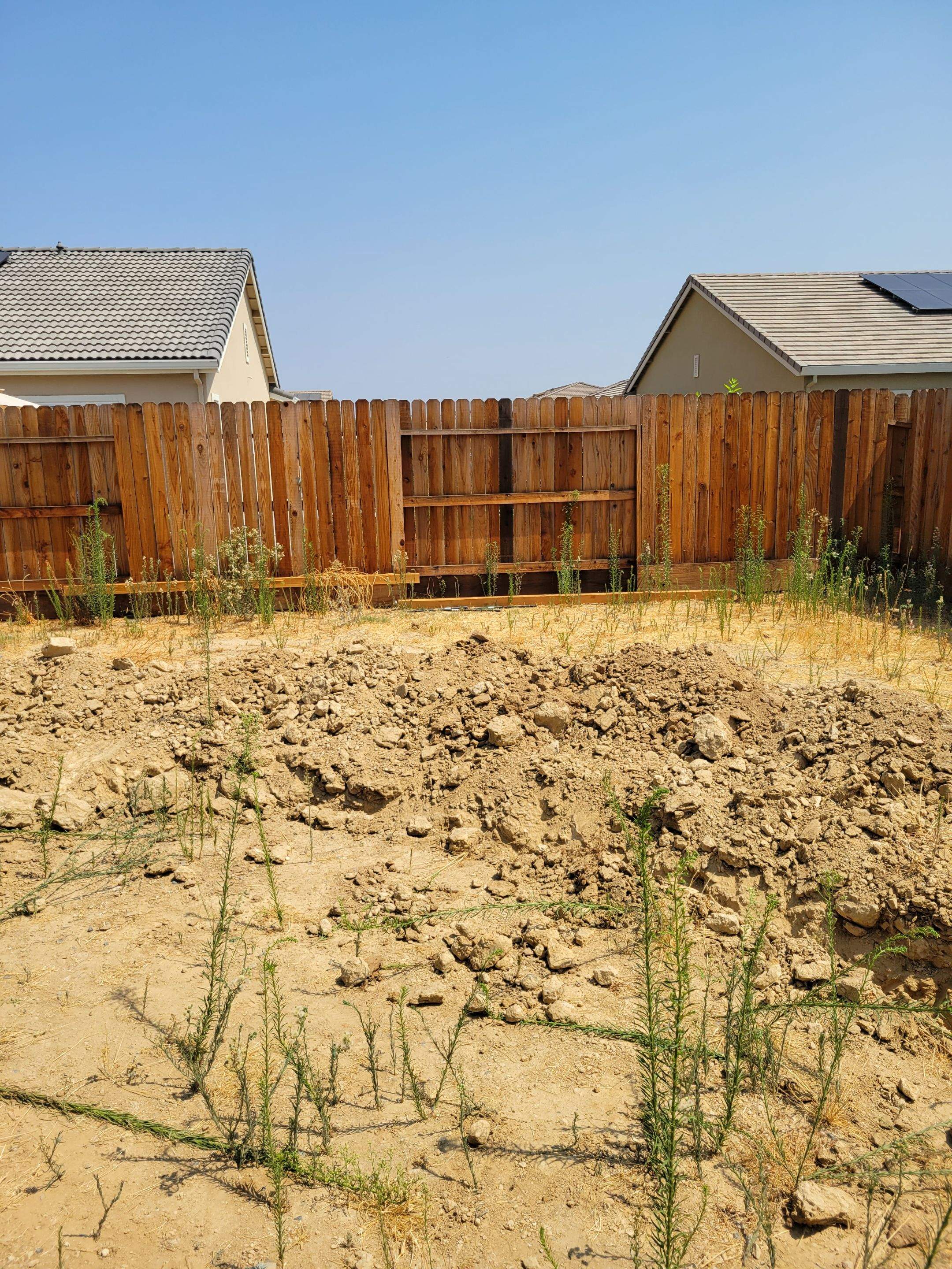 Backyard renovation by Peach Electric Inc