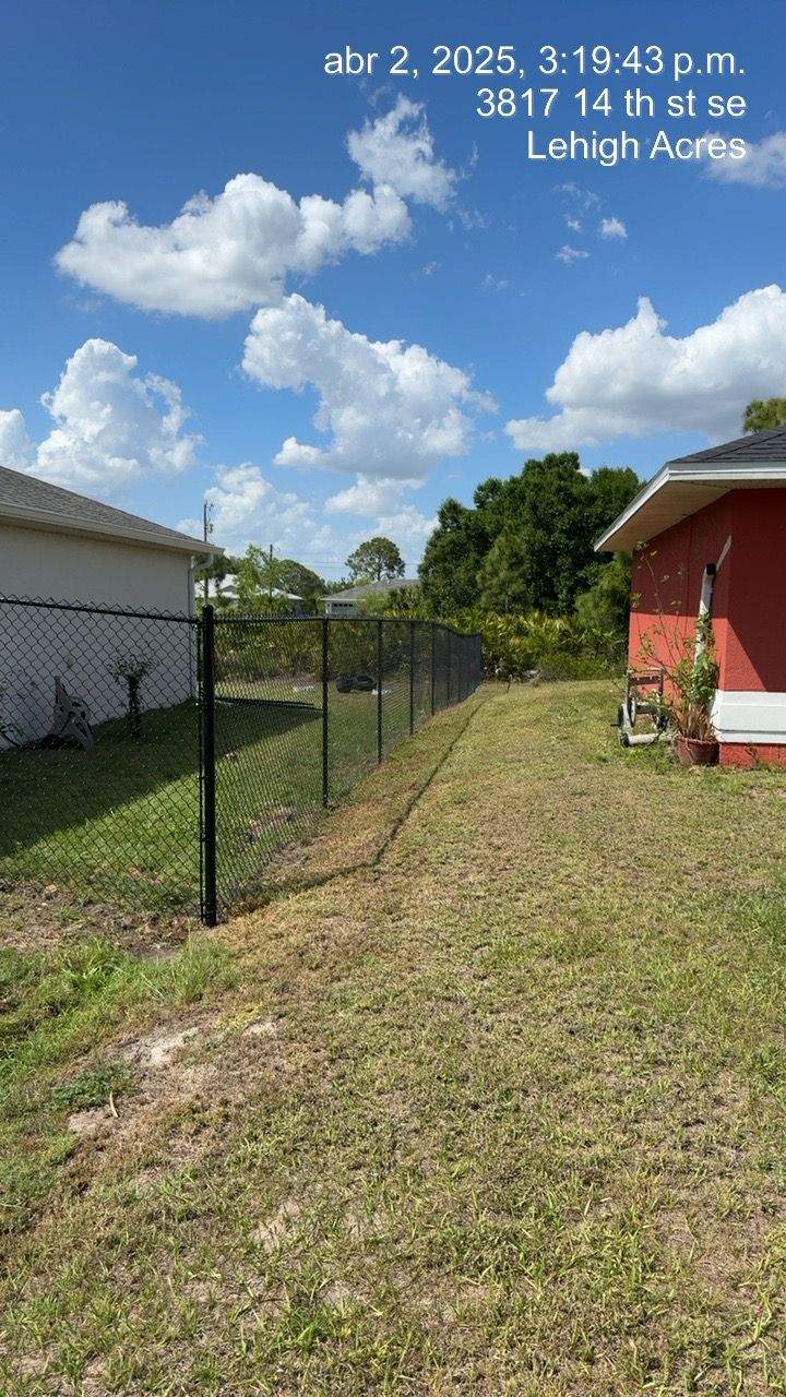 Black Chain Link Fence Installation for Lehigh Acres Property Perimeter by True Fence LLC