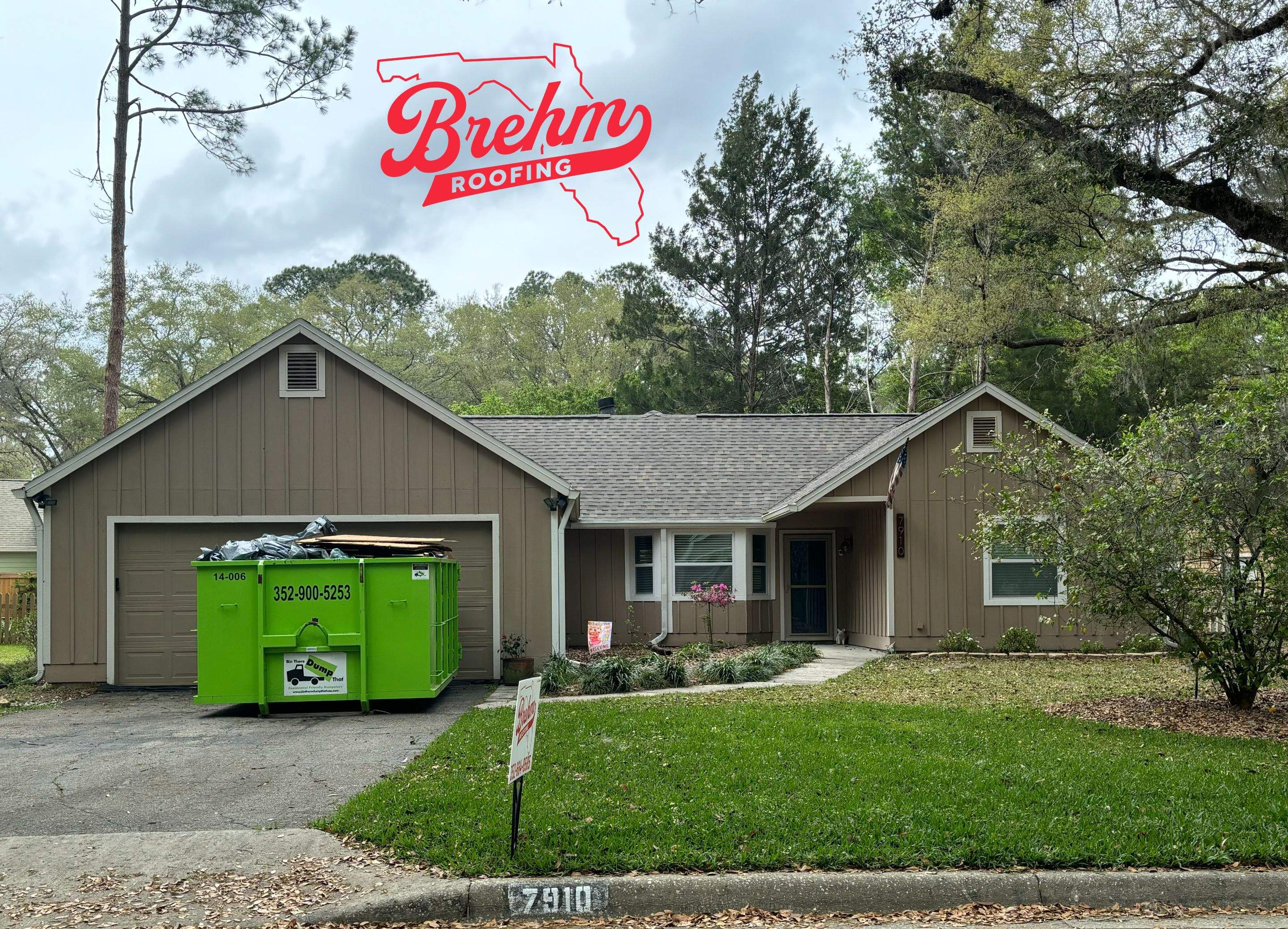 Reroof in Gainesville, Florida  by Brehm Roofing