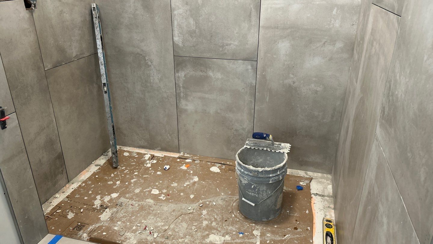 Stunning Tile Shower Installation  by Footprints Floors of Nashville