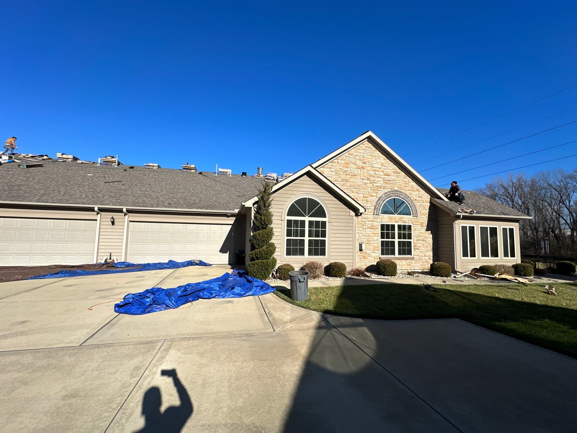Installation of New Roof by H&F Exteriors