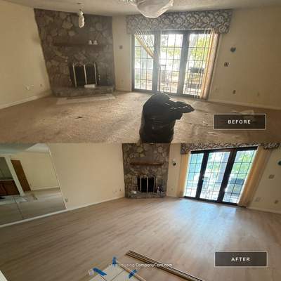 Full Home Flooring & 2-Bathroom Renovation