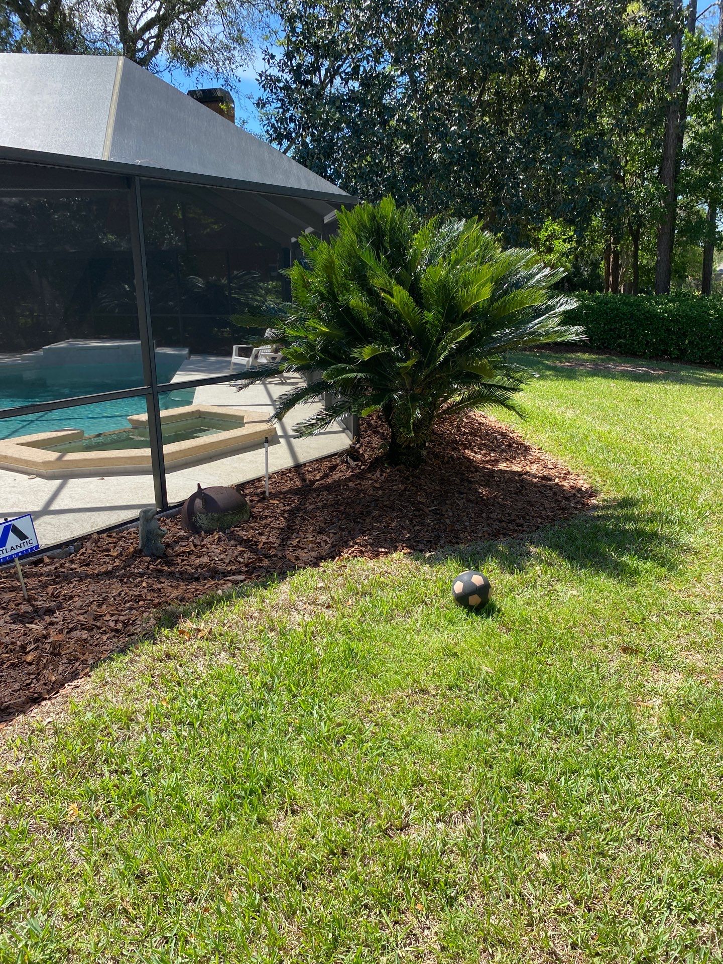 Deerwood Resident | Pine Bark Install by ProGreen Services