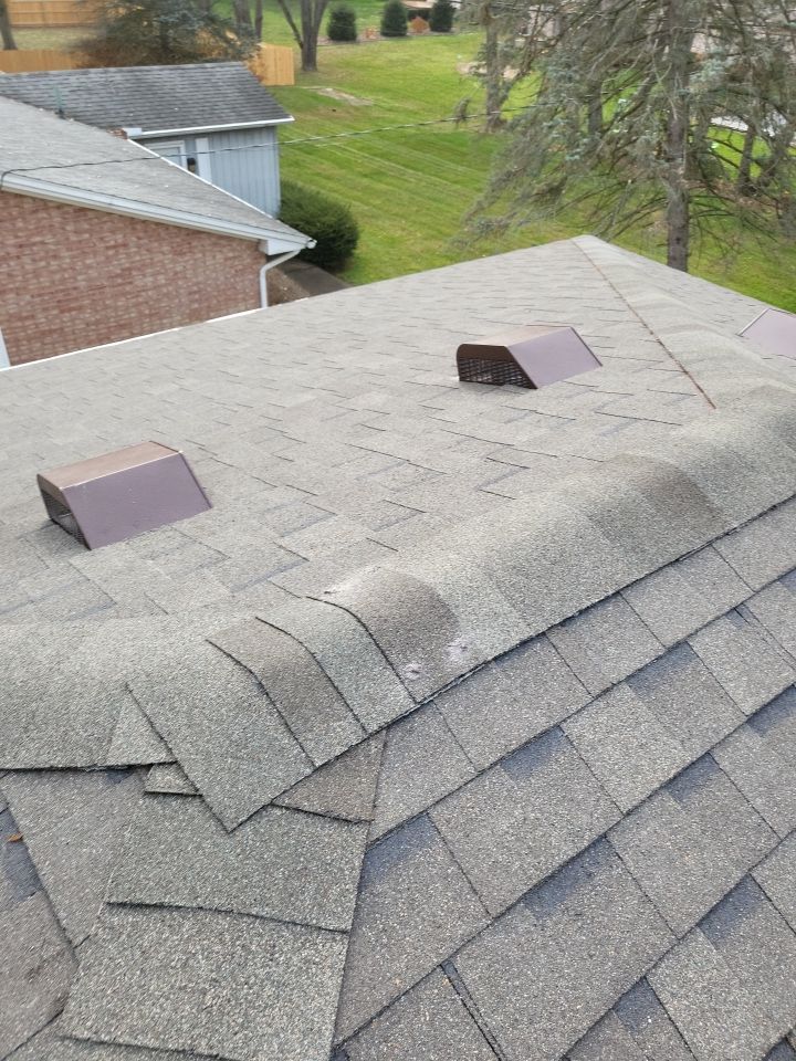 ATLAS PINNACLE COLOR: PRISTINE SCOTCHGARD WEATHERED DRIP EDGE: MUSKET BROWN by Eagle Eye Roofing