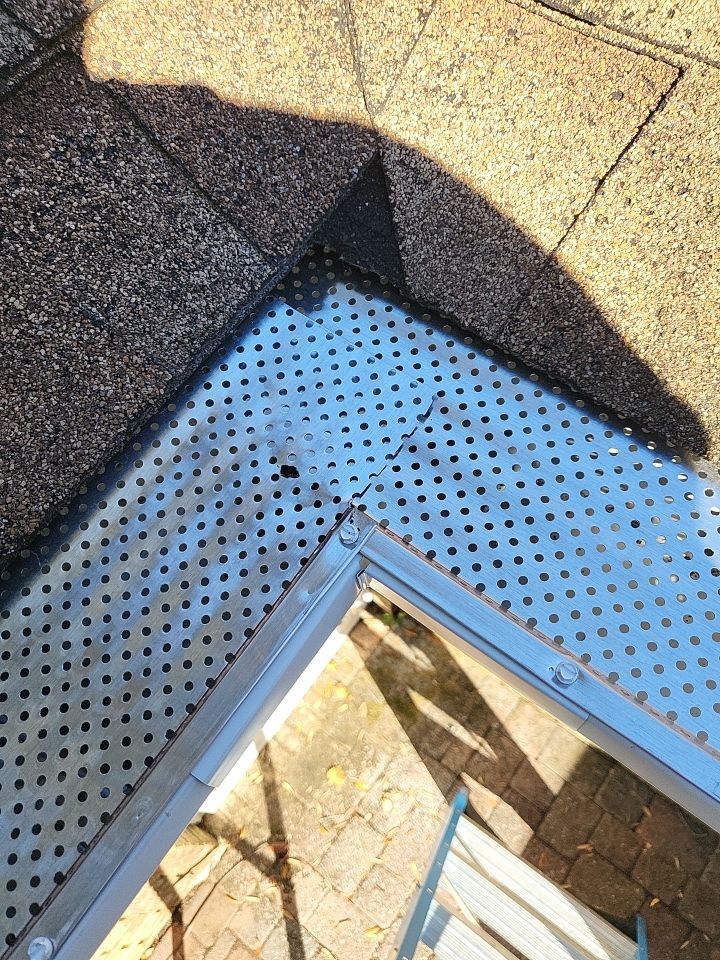Seamless Gutter Installation using K-Style Seamless Gutters and LeafBlaster Pro Gutter Guards by Gutter Professors