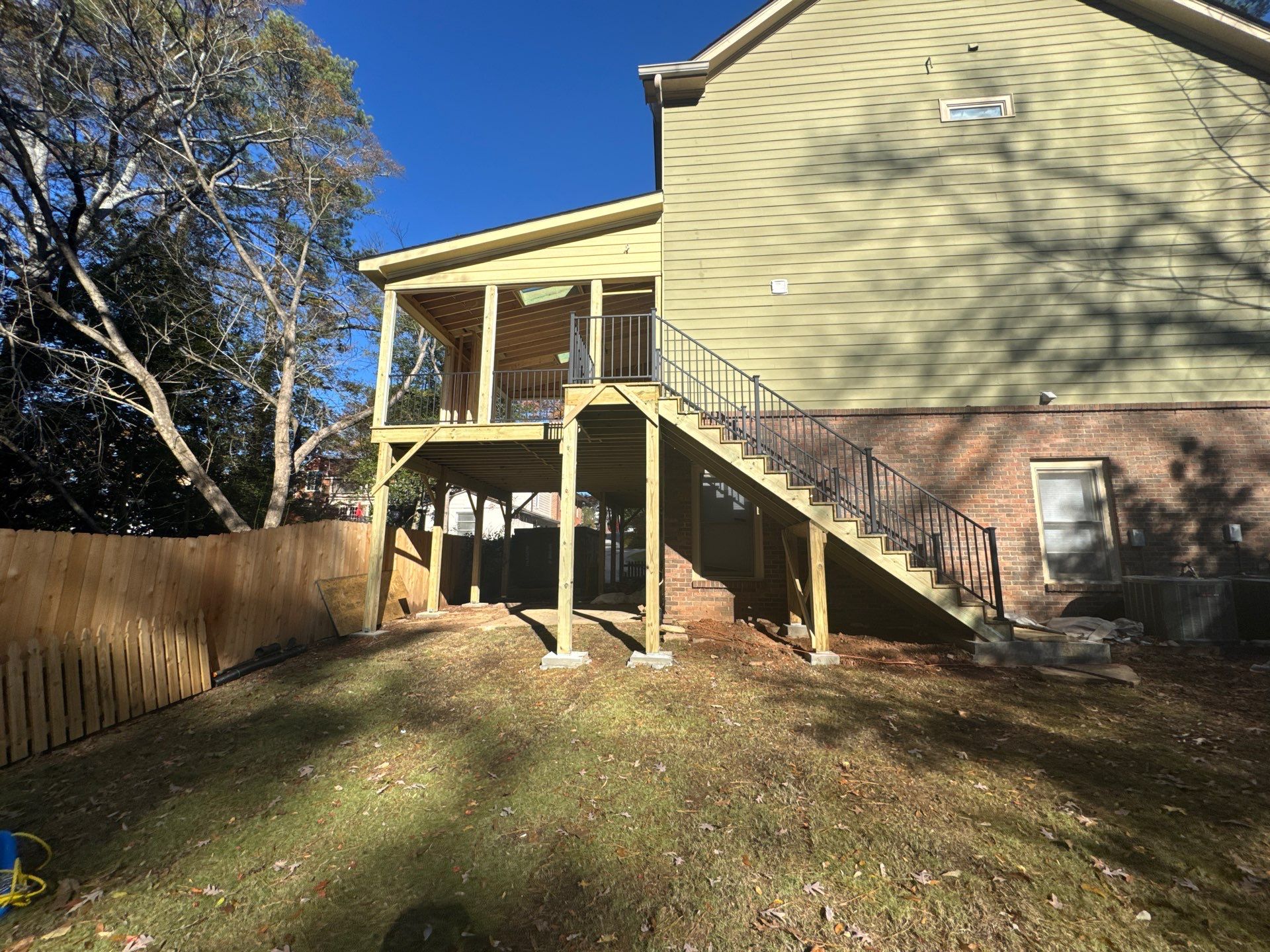 Atlanta Multi-Level Deck and Custom Screened-In Porch Addition by Swift Home Renovations