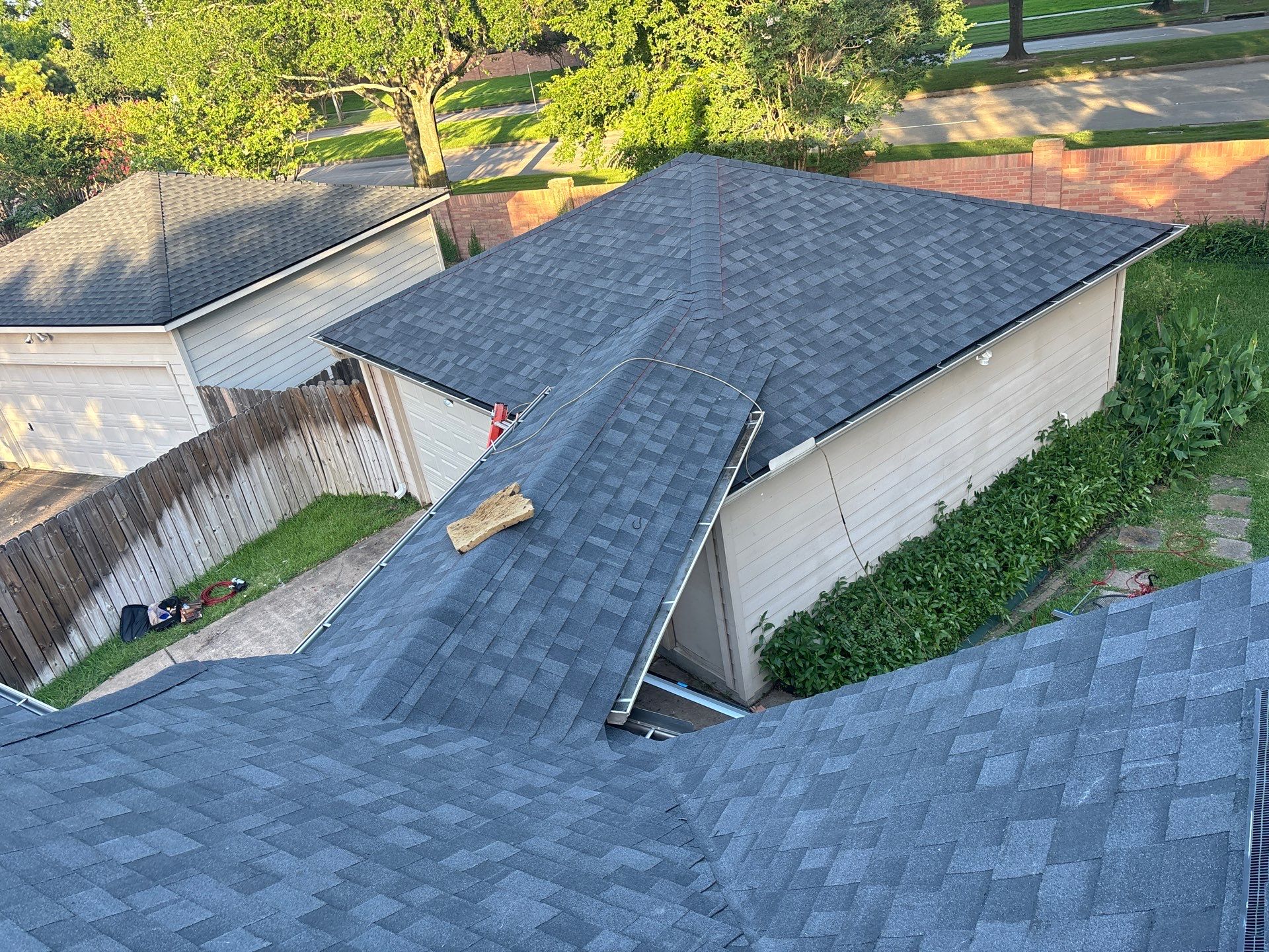 Residential Roofing Installation using Owen's Corning Duration (Lifetime) Shingles by Roof Repair Company