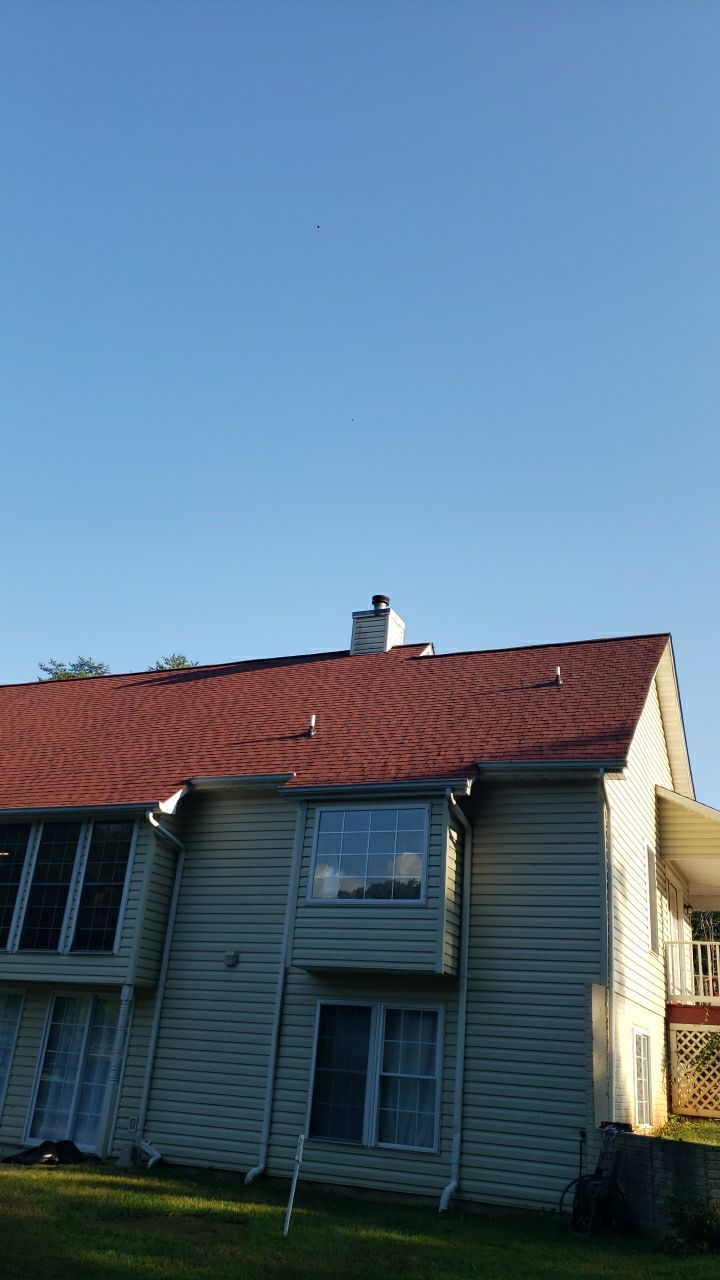 Midland Roof- Certainteed Landmark Pro Max Def Red Oak Designer Shingles by RM Banning, Inc.