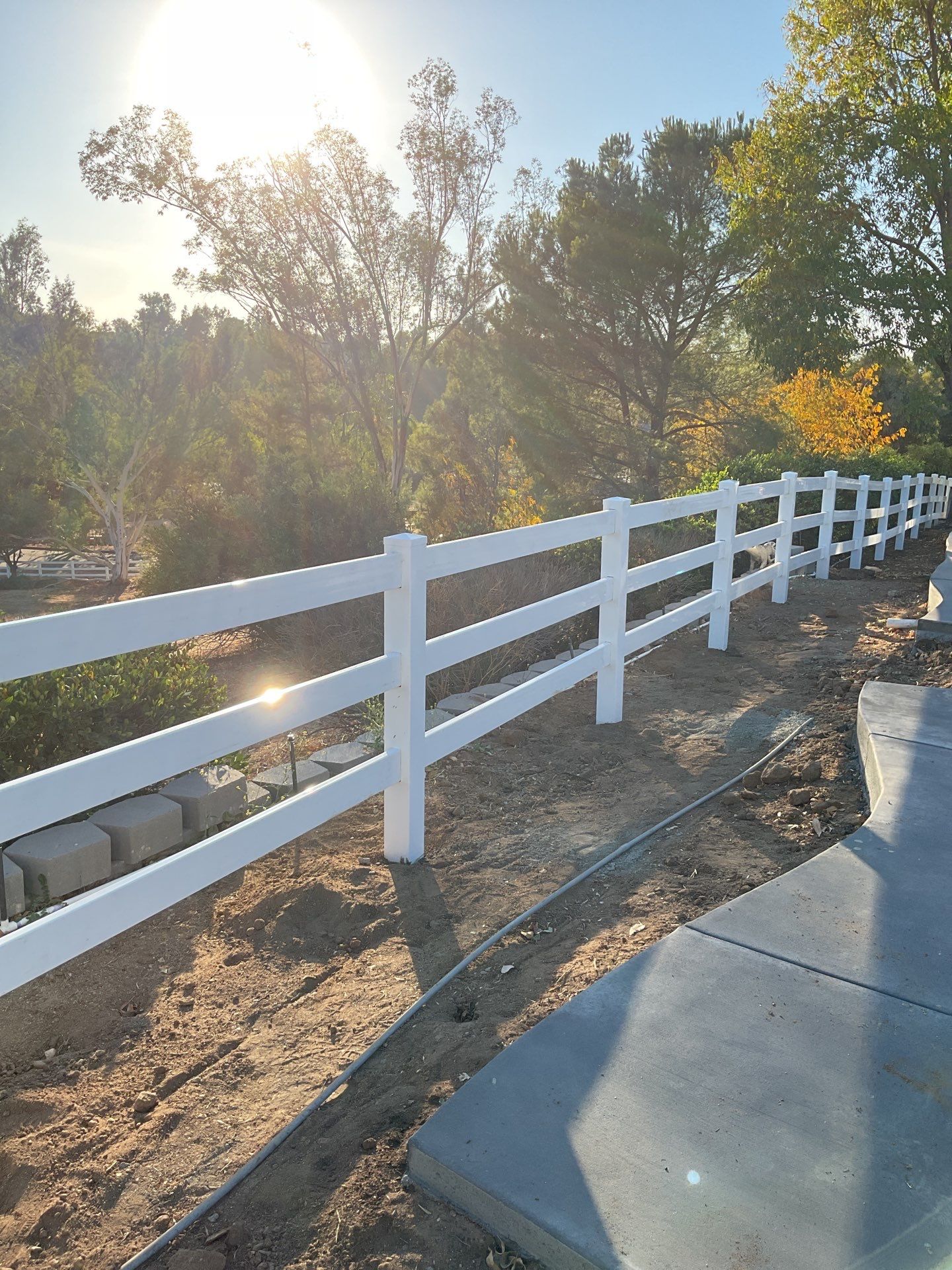 Fence Installation using Vinyl  by Fence Guys Inc. 