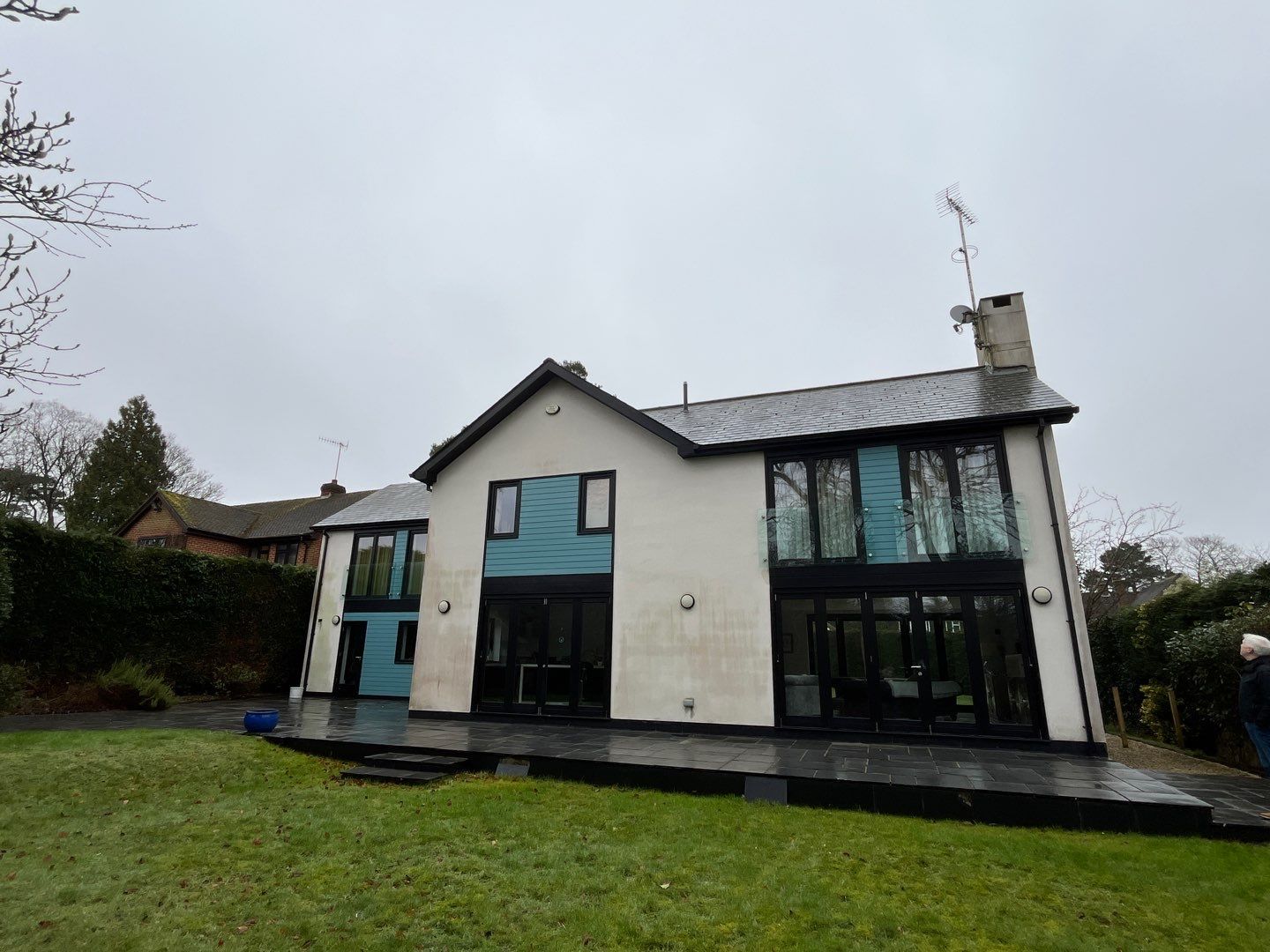 Render and Roof clean using Softwash Equipment by Ges Exterior Cleaning ltd