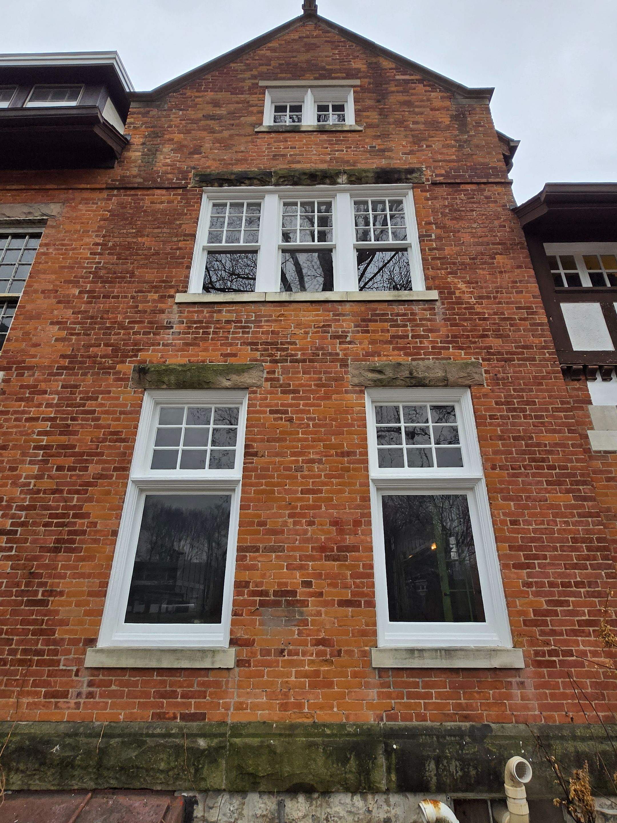 Middletown Mansion Restoration Project - Window Restoration Phase 1 by Level Up Roofing and Restoration Services LLC