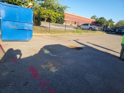 Scan Parking Lot for Drain Line, Utilities and possible void