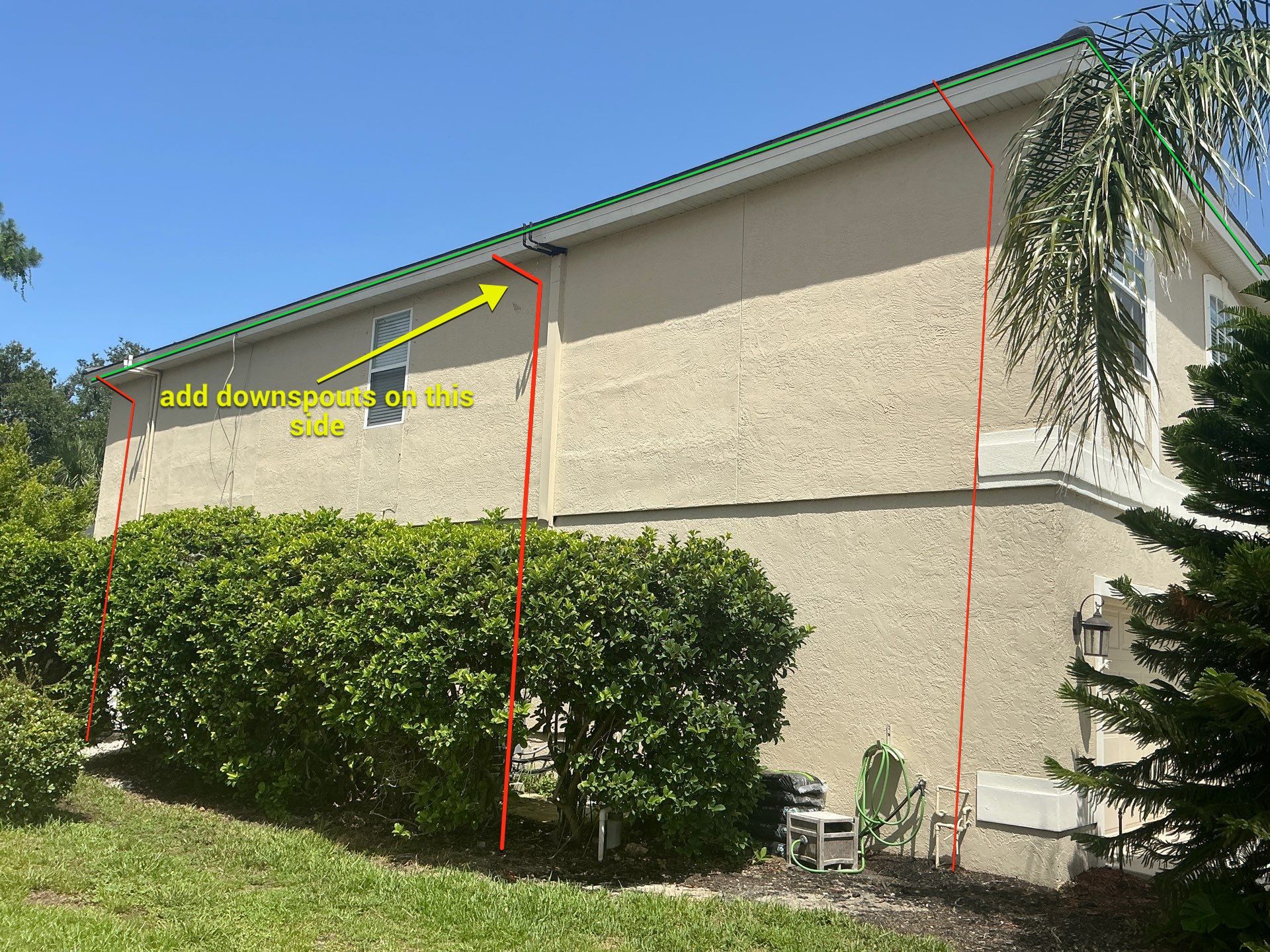 Black Seamless Gutters for Modern Homes in Osprey FL by Gutter Professors