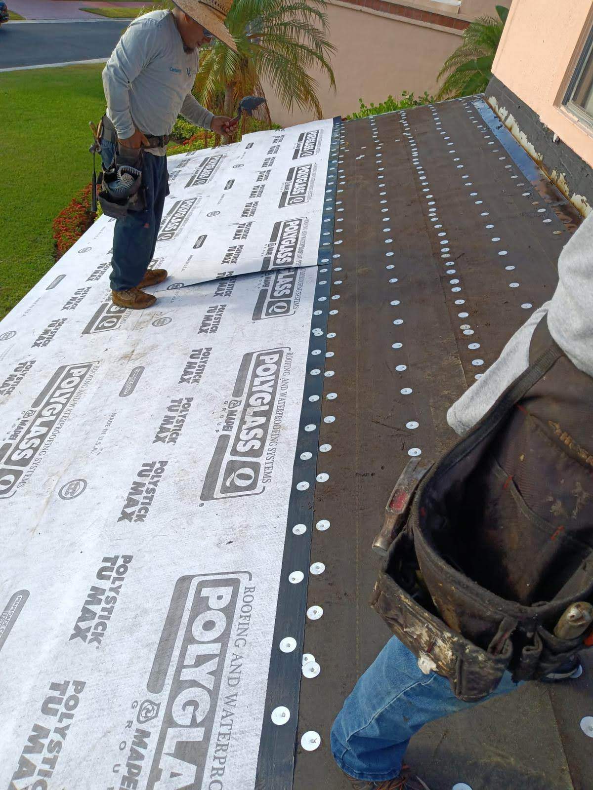Complete Chimney Rebuild + Tile & Flat Re-Roof  by Morton Roofing, Inc.