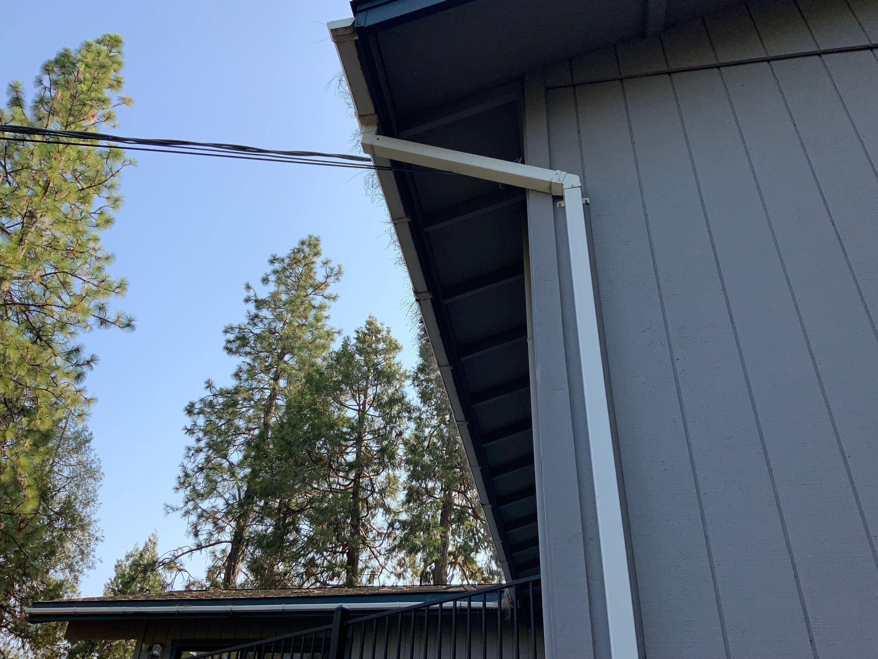 New gutters for this home by Byers Enterprises