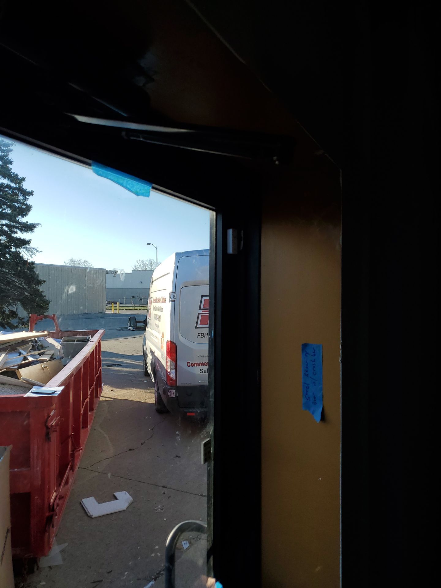 Removal and Installation of Security Door by FBH Architectural Security