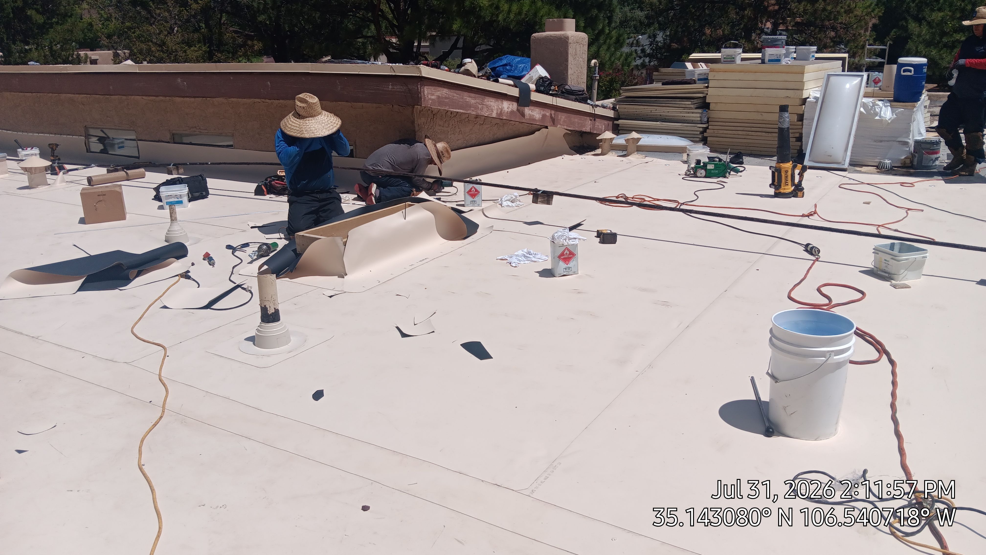 TPO Roof Replacement and Skylight Upgrade in the Northeast Heights, Albuquerque by Doyle Roof Masters Inc