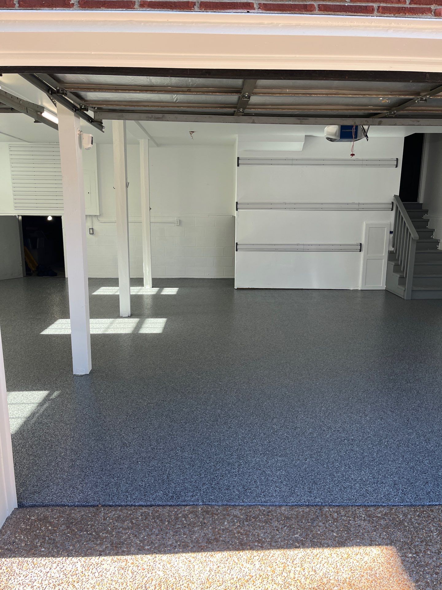 Garage Floor Coating using Nightfall by My Garage Floor Guys
