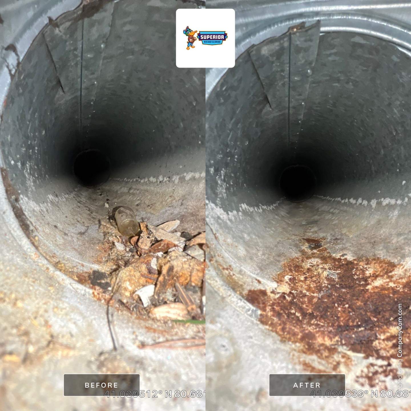 Air Duct Cleaning With a Vacuum Truck in Boardman, OH by Superior Air Duct Cleaning