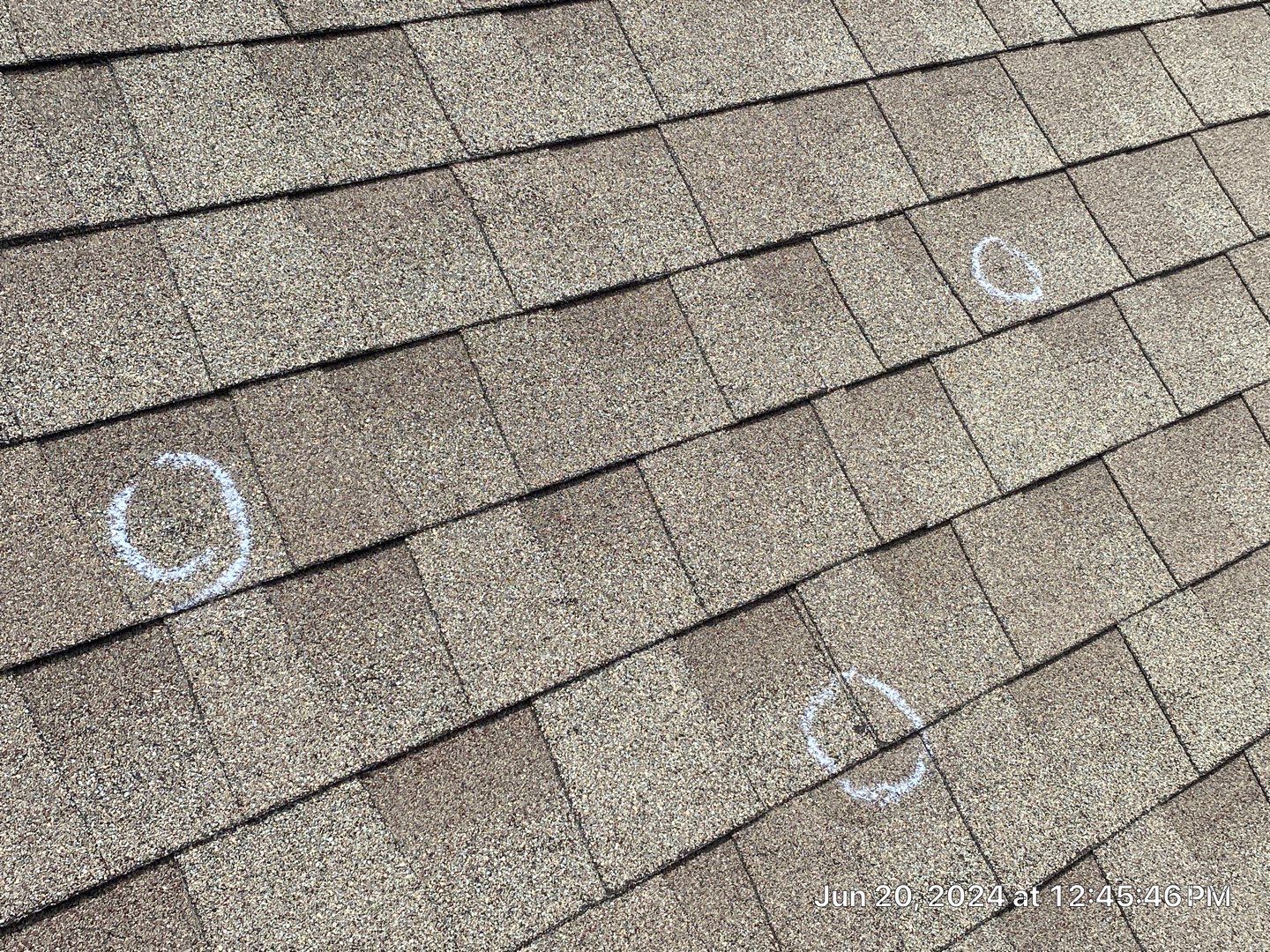Hail Roof inspection in Jenks by Decor Roofing & Restoration