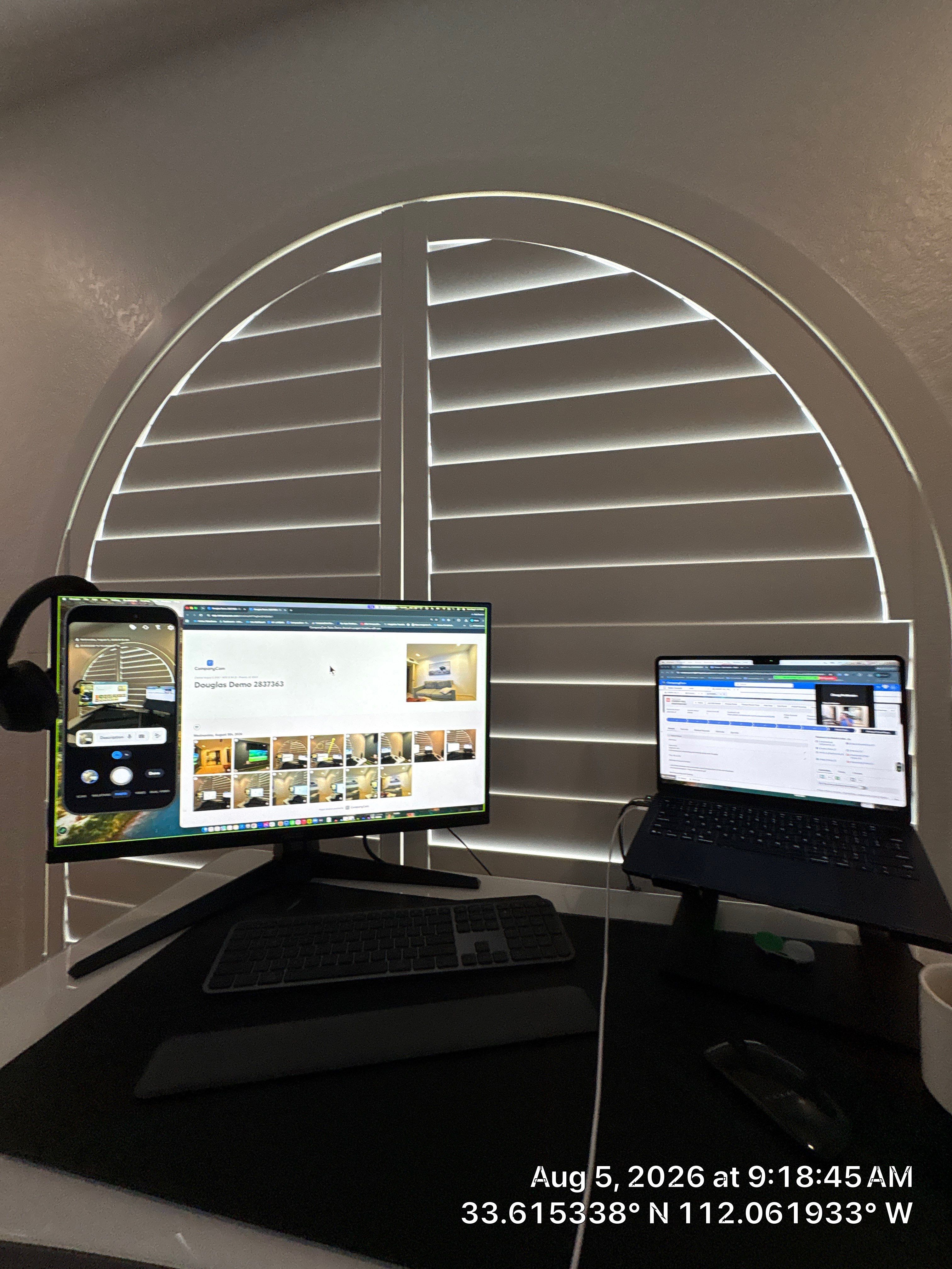 Home Office and Entertainment Room Renovation in Phoenix by CompanyCam Sales Demo