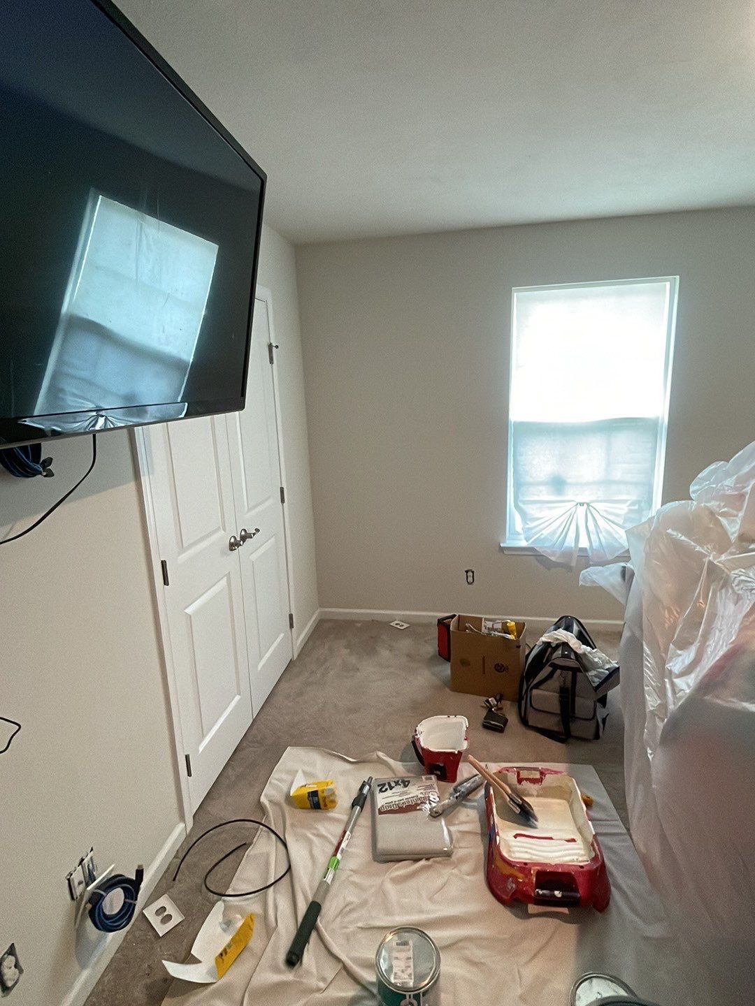 Interior Painting using Sherwin Williams Pro-Mar 200 With Accent Wall by Callaway Contracting LLC