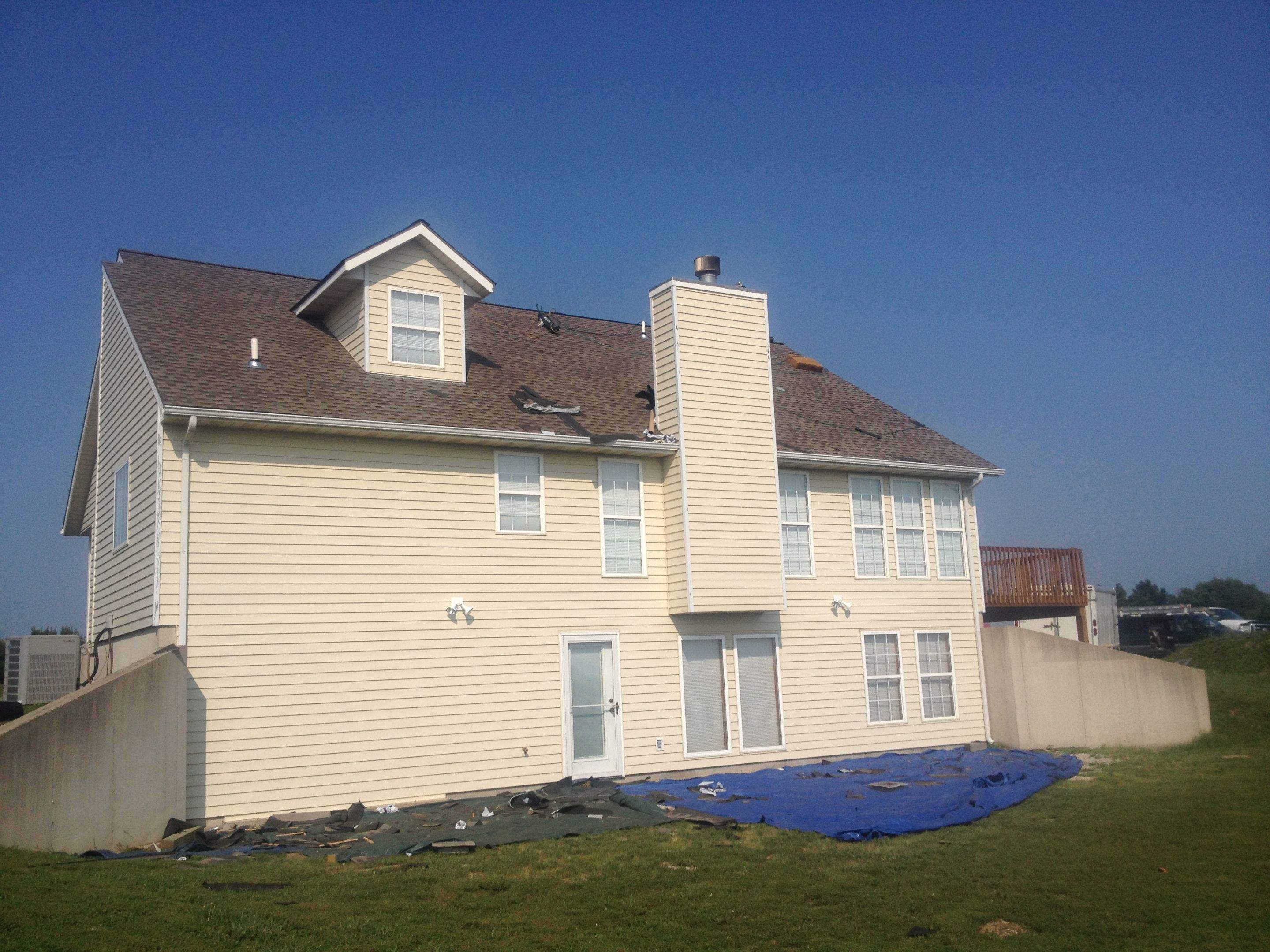 ROOF GUTTERS SIDING REPLACEMNT using GAF Timberline HD roof shingles and Alside Prodigy Siding by Gorilla Exteriors Contracting, LLC